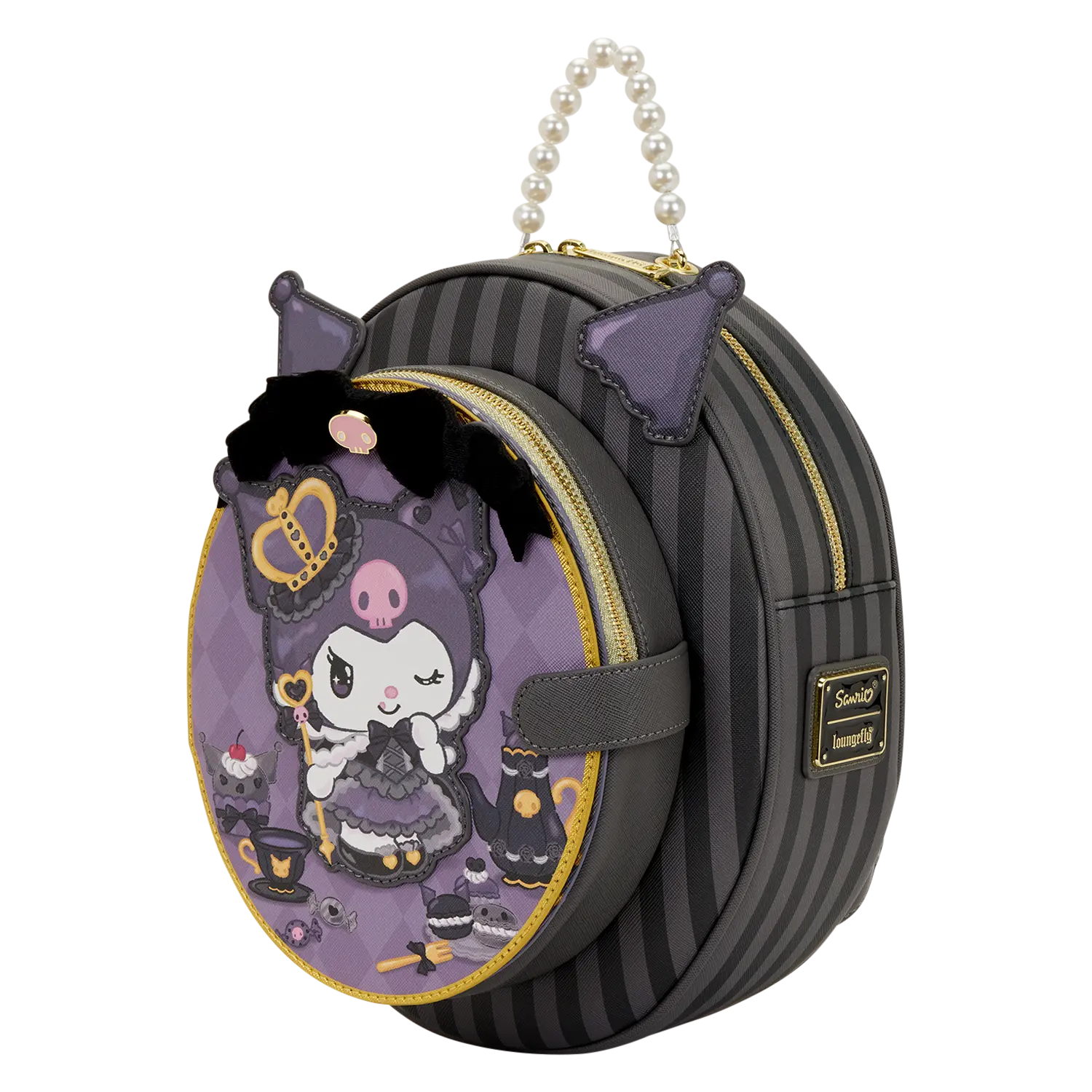 Sanrio Kuromi 20th Anniversary Cameo Mini Backpack - Image 7