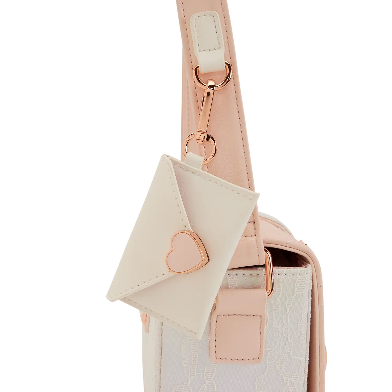 Loungefly Valentine's Day Heart Envelope Crossbody Bag with Coin Bag - Image 3