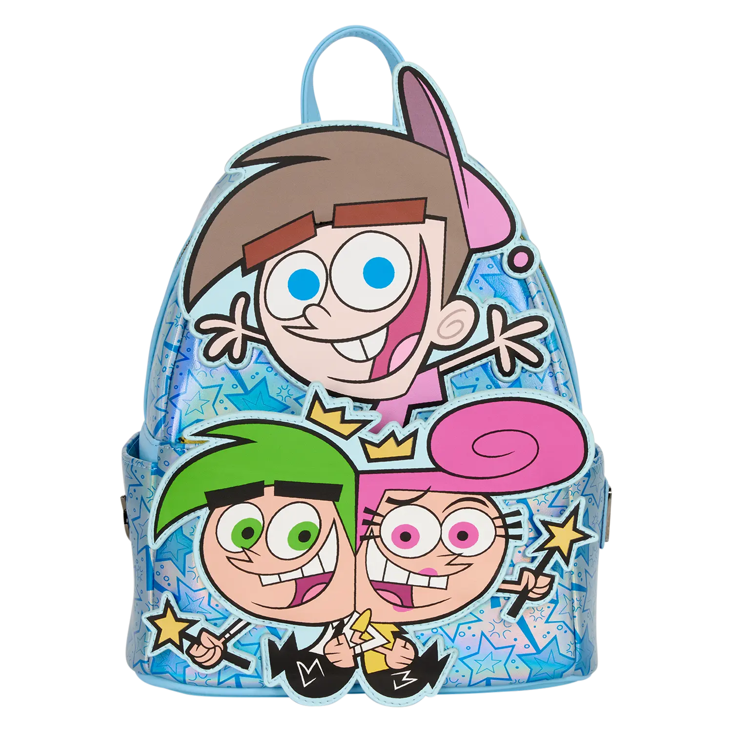 NYCC Limited Edition The Fairly OddParents Timmy, Cosmo, & Wanda Glow Mini Backpack