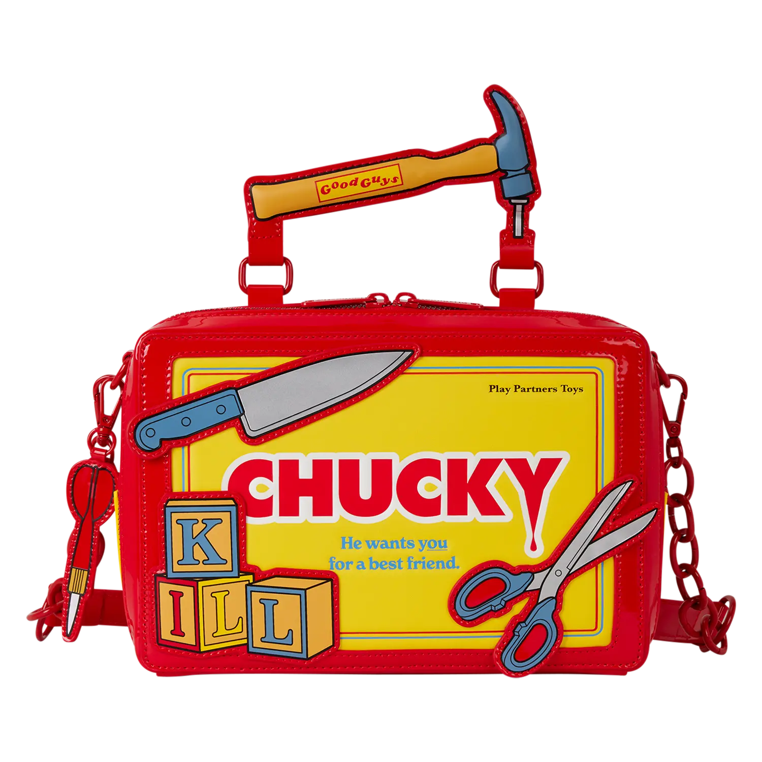 Chucky Good Guys Tool Chest Crossbody Bag