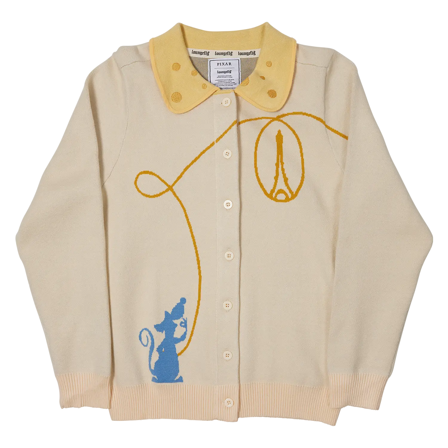 Ratatouille Anyone Can Cook Collared Cardigan