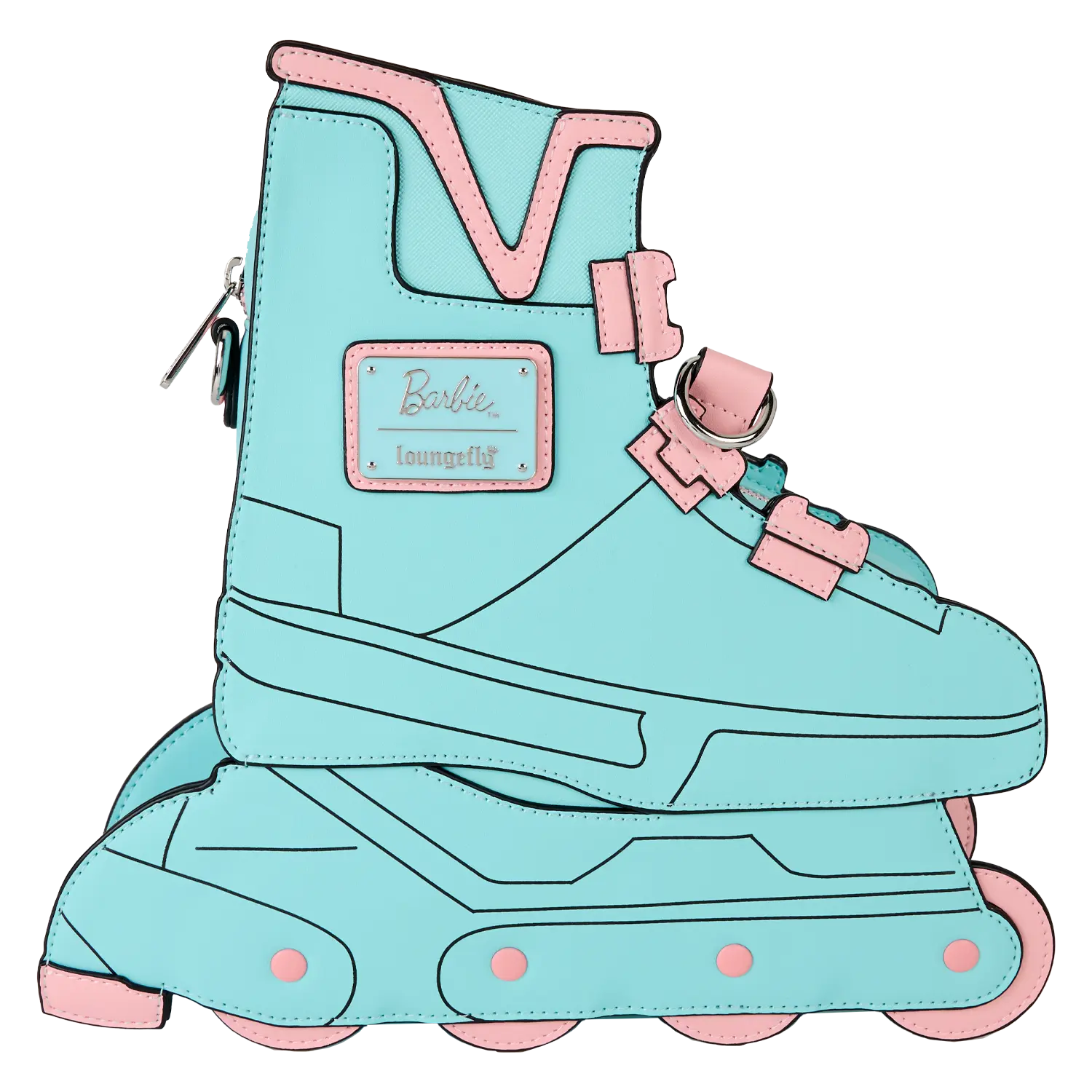 Classic Barbie Figural Skate Crossbody Bag - Image 5