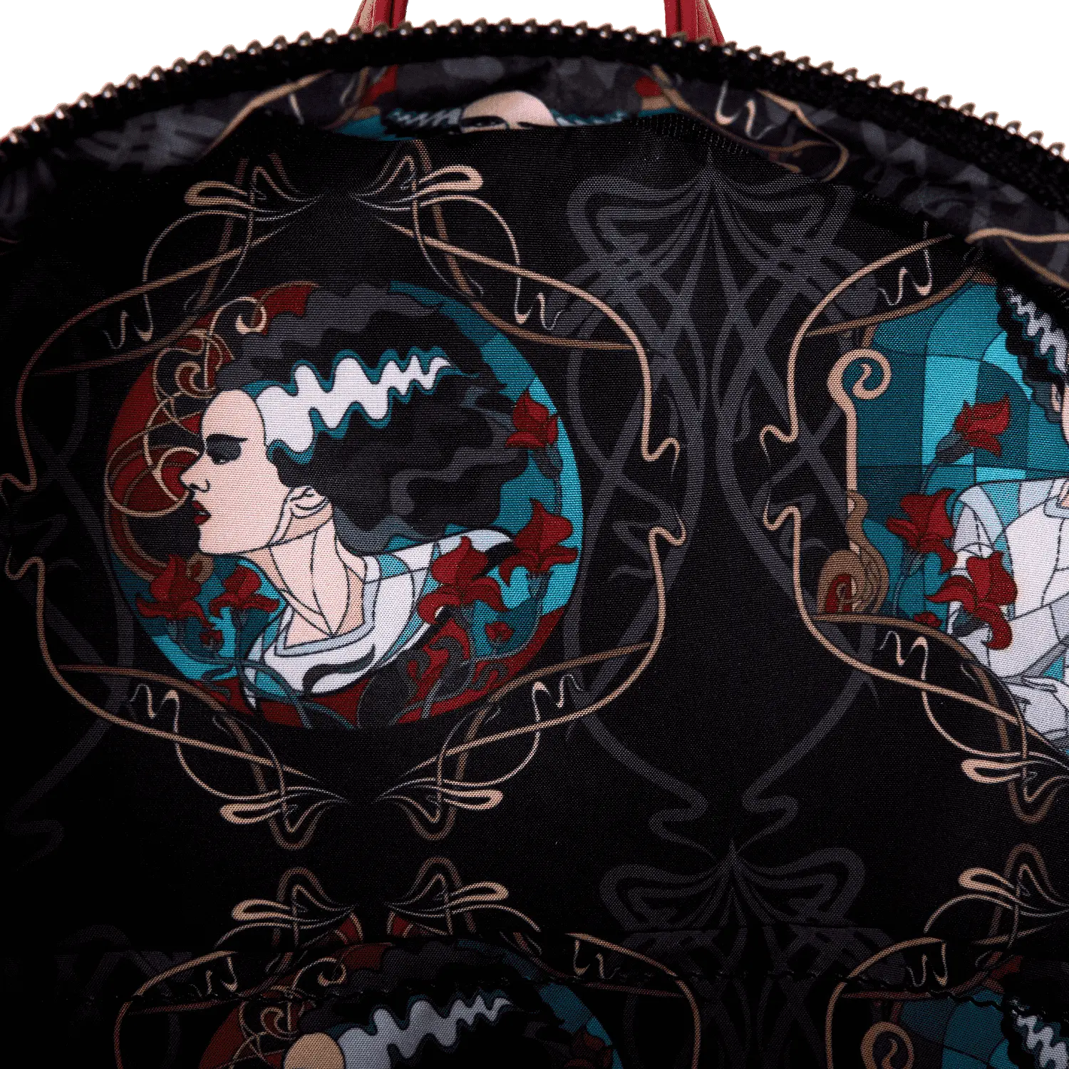 Universal Monsters The Bride Of Frankenstein Stained Glass Mini Backpack - Image 7