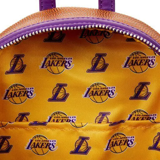 NBA Los Angeles Lakers Basketball Logo Mini Backpack - Image 5