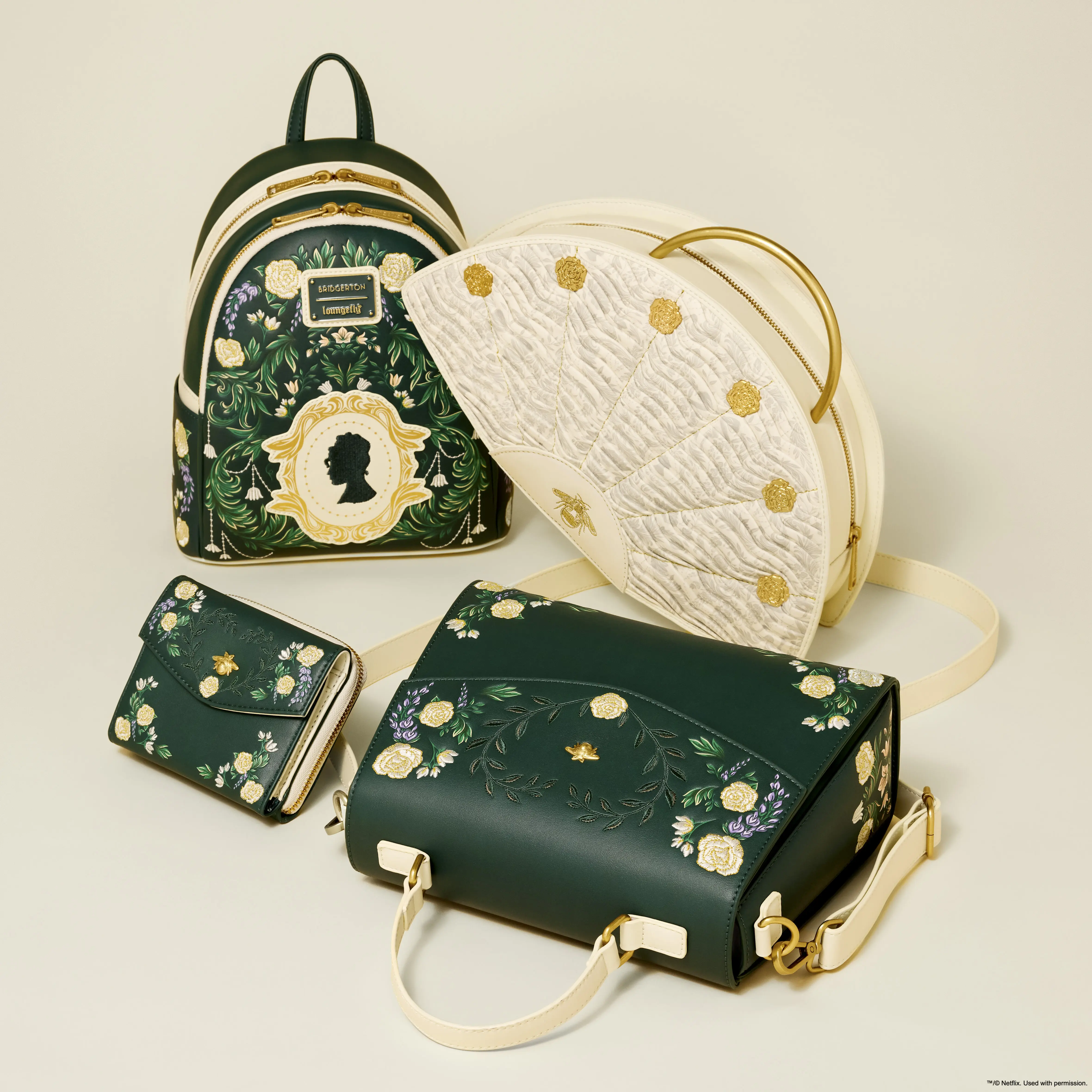 Bridgerton Figural Fan Handbag - Image 5