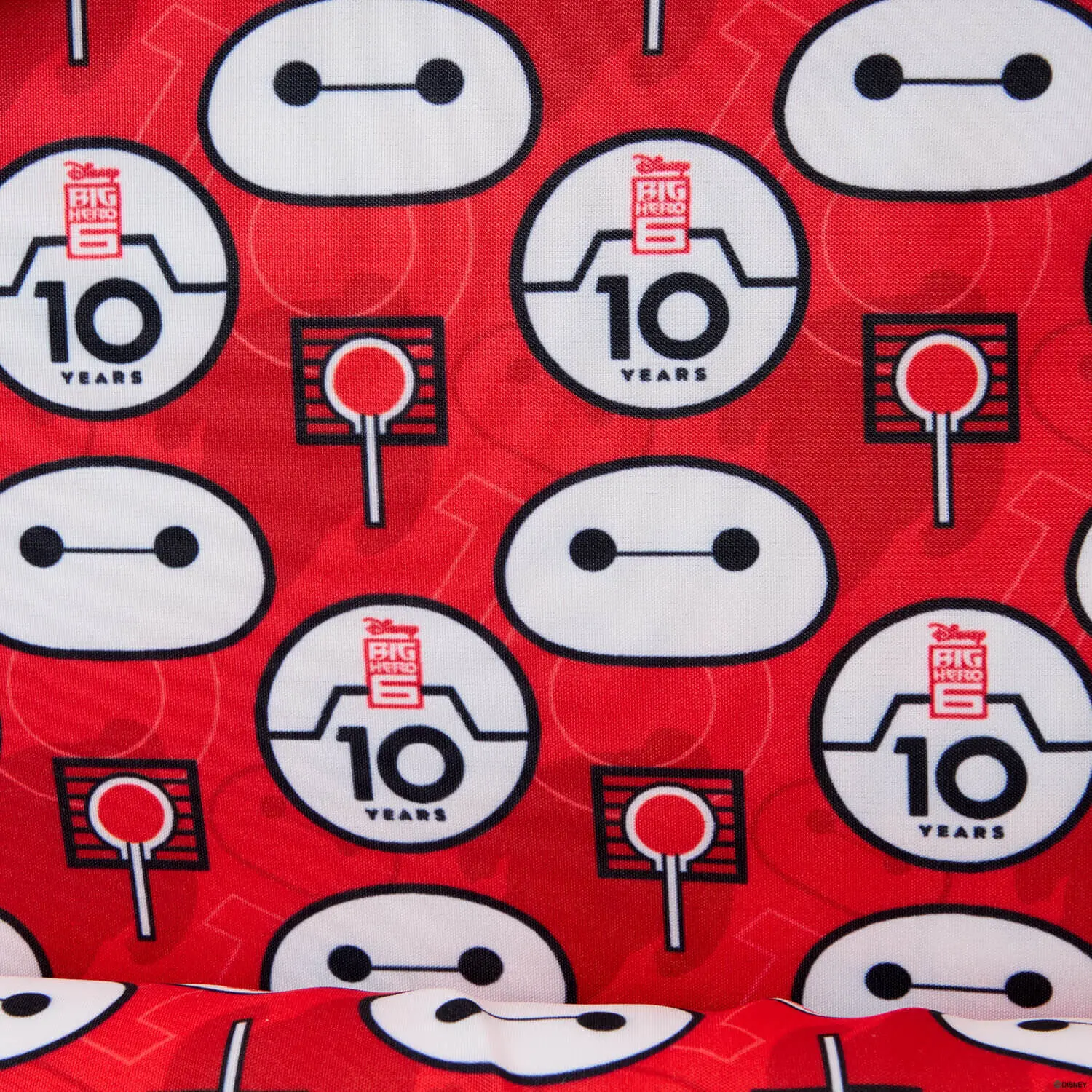 Big Hero 6 10th Anniversary Baymax & Friends Mini Backpack - Image 8