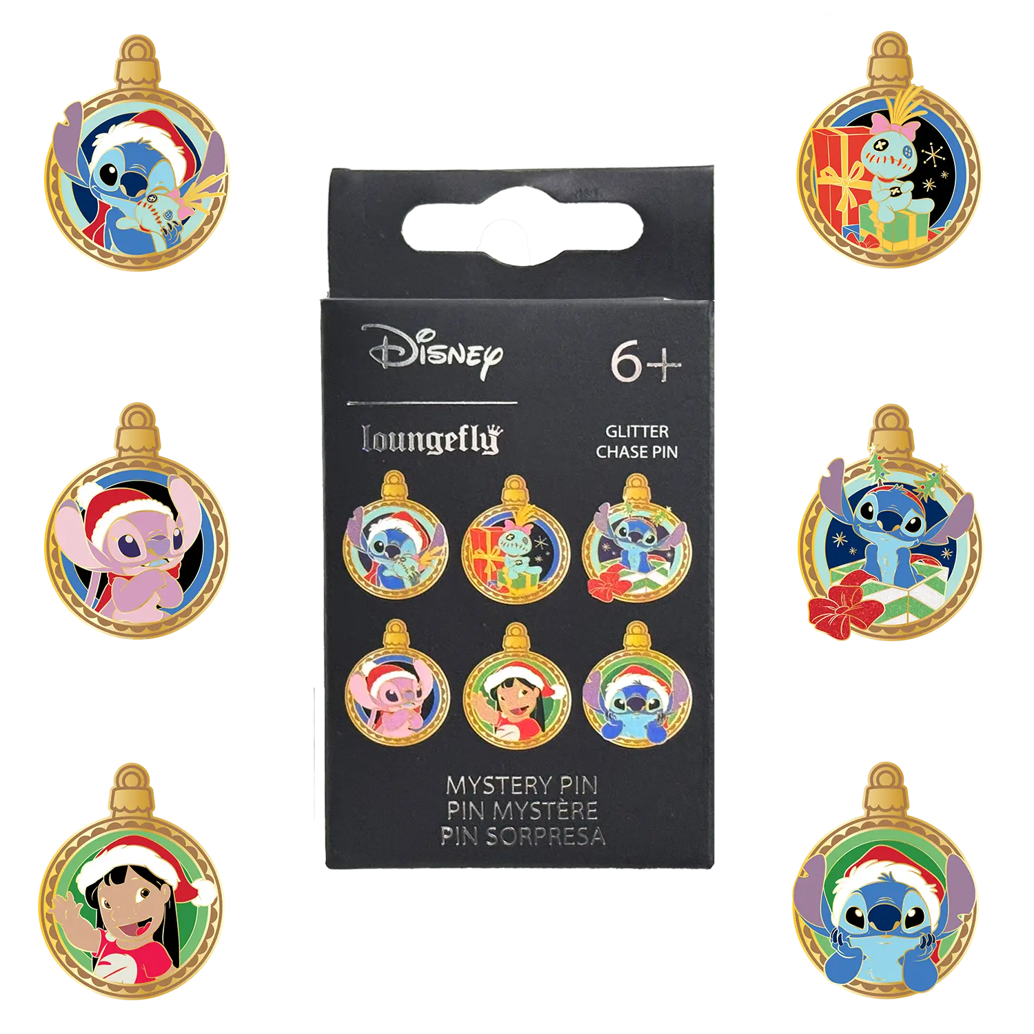 Lilo & Stitch Holiday Ornaments Mystery Box Pin