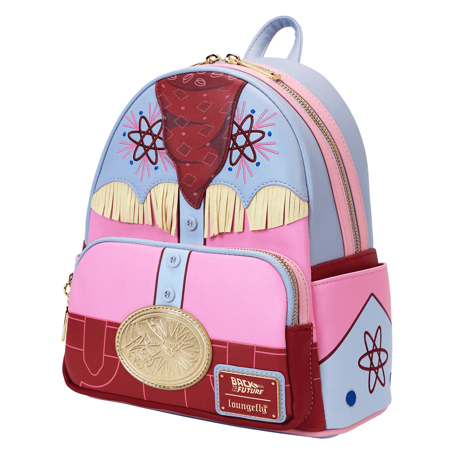 Back To The Future 40th Anniversary Marty McFly Western Cosplay Mini Backpack - Image 4