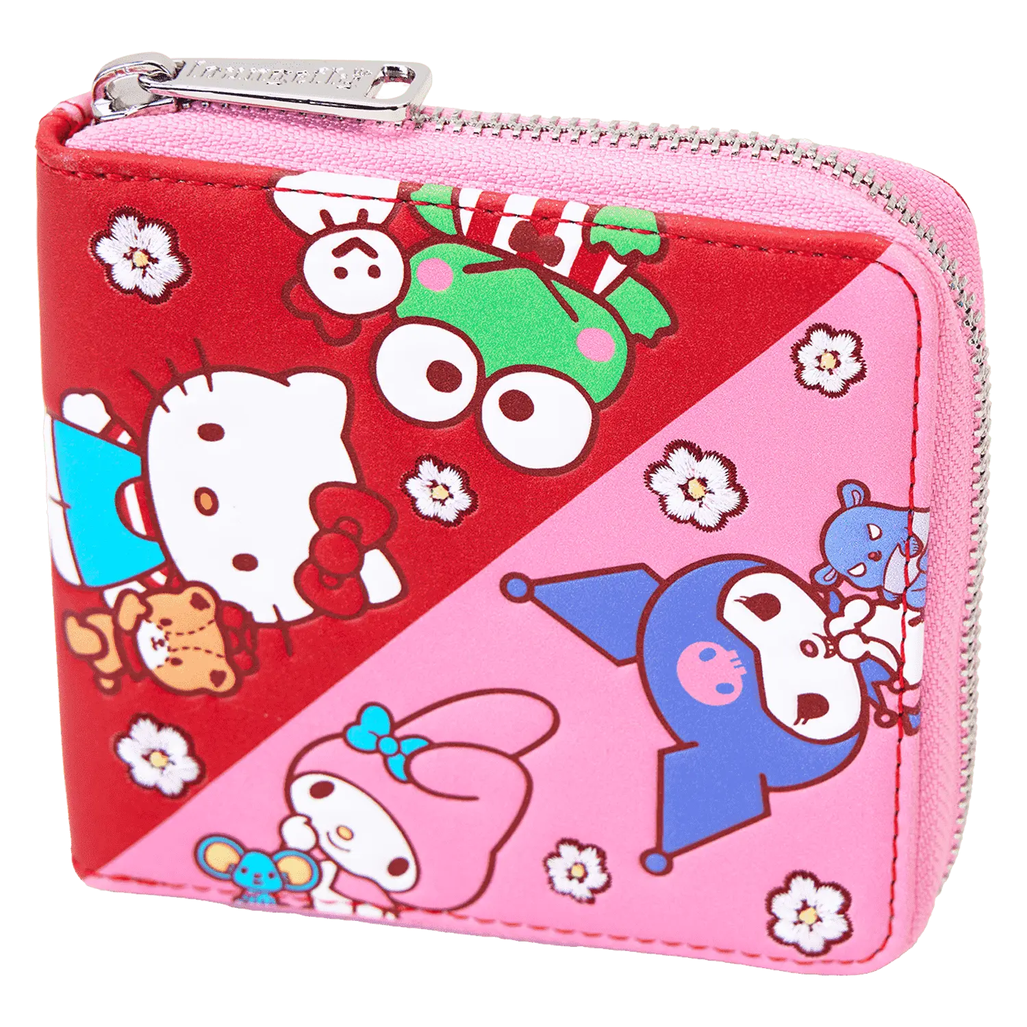 Sanrio Hello Kitty & Friends Color Block Zip Around Wallet - Image 5