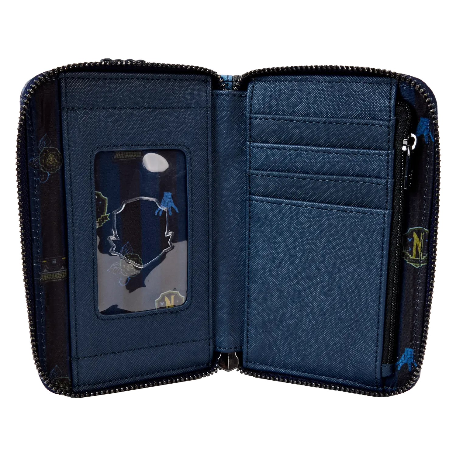 Wednesday Nevermore Academy Castle Zip Around Wallet - Image 5
