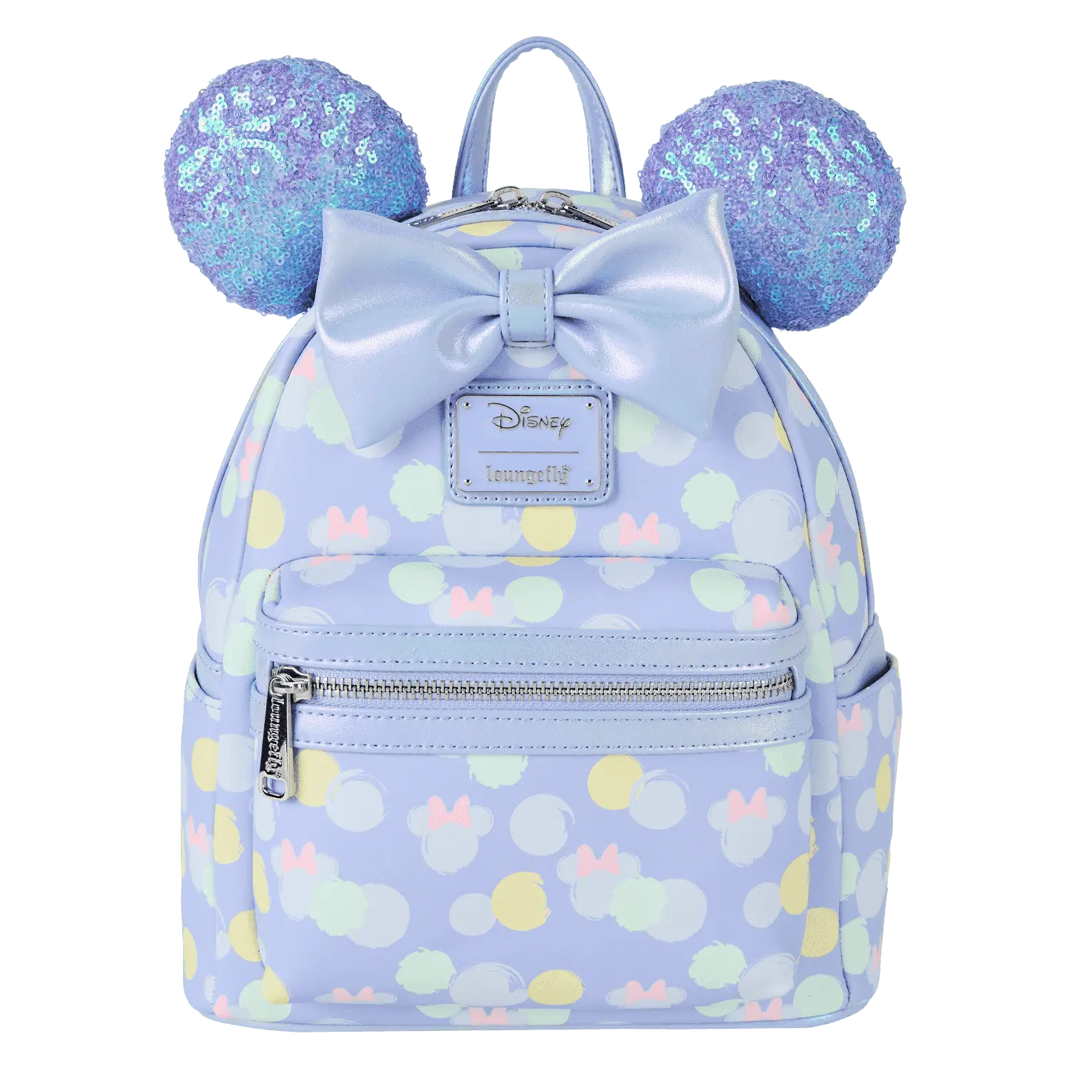 Minnie Mouse Exclusive Iridescent All-Over Print Sequin Ear Mini Backpack