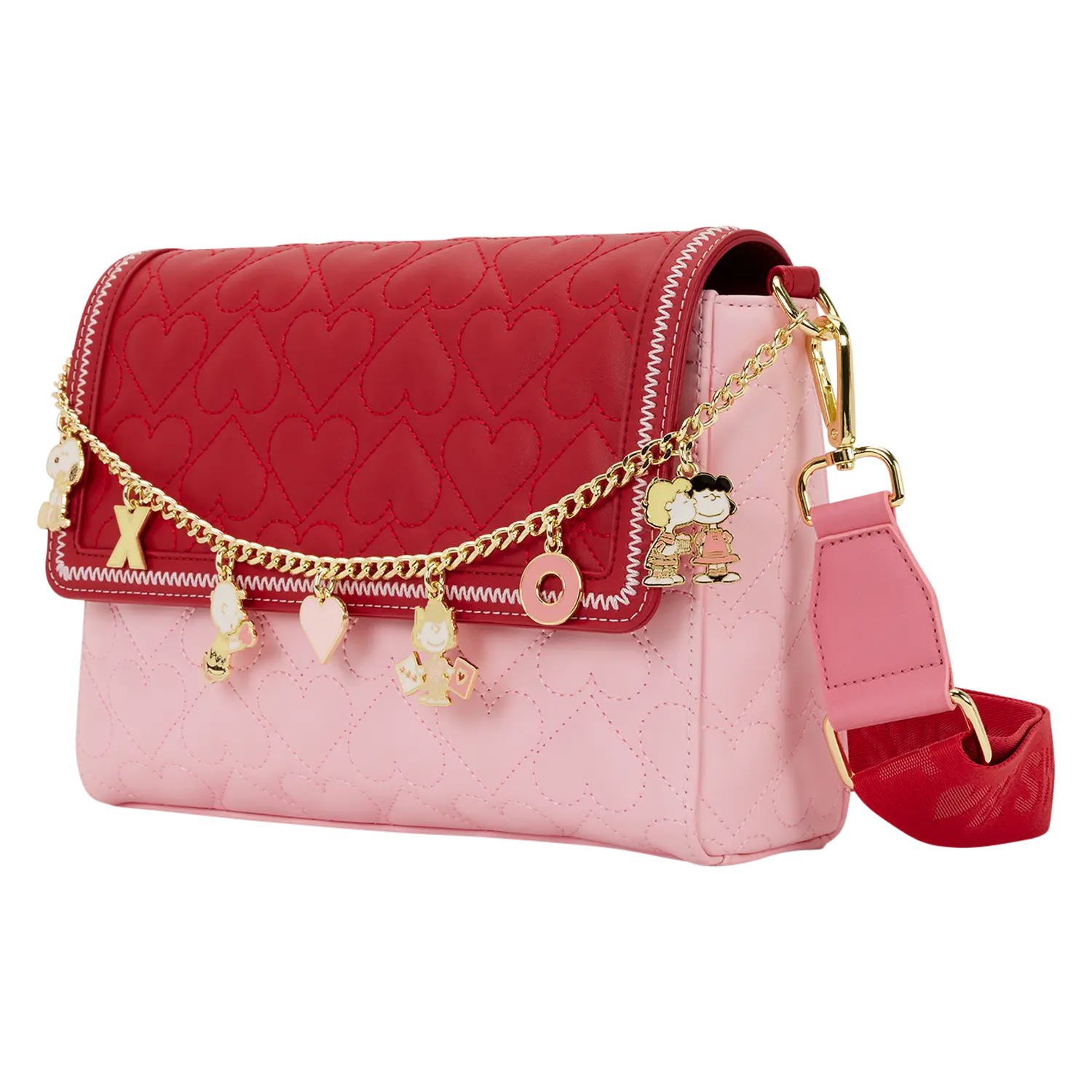 Peanuts Snoopy Valentine's Day Charm Crossbody Bag - Image 6