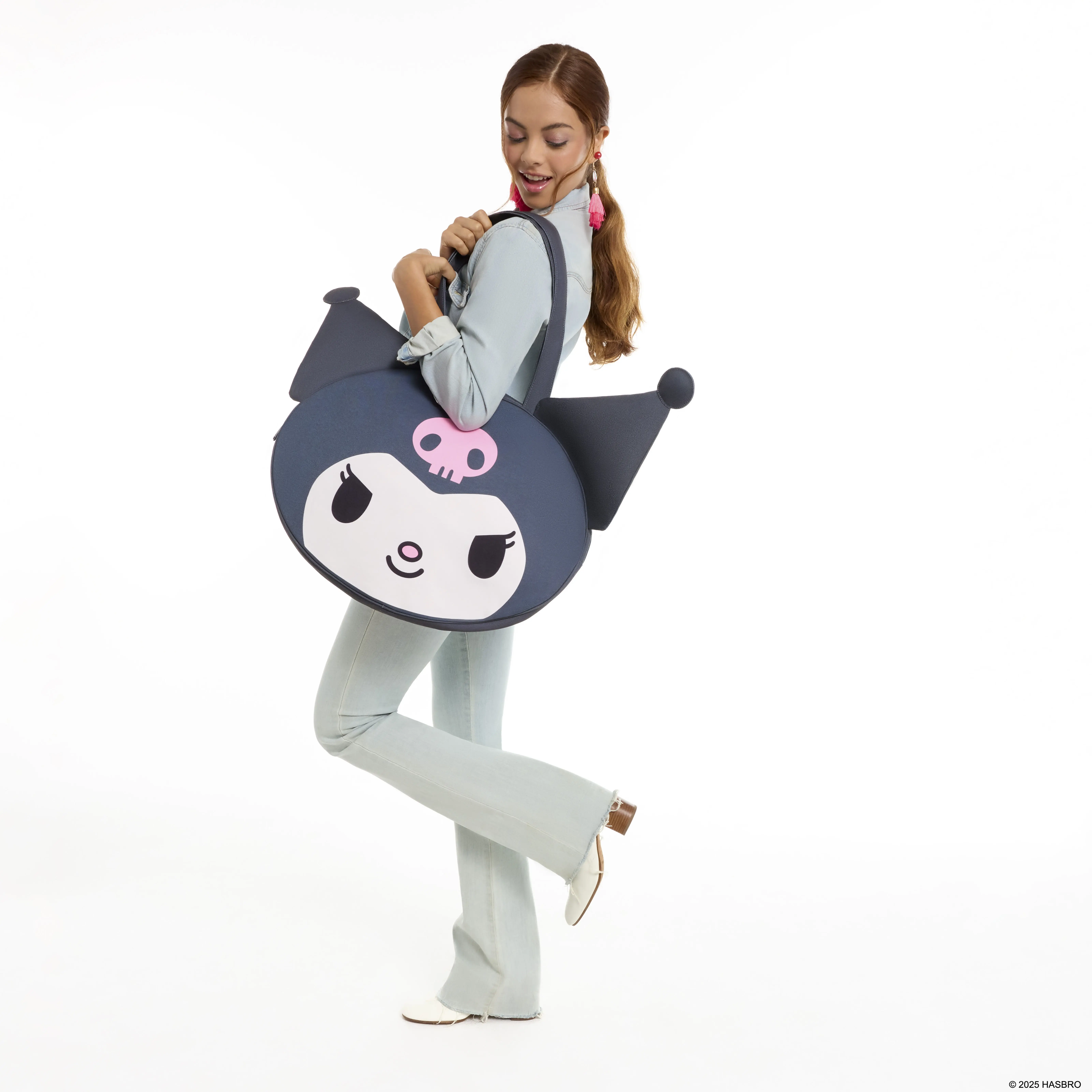 Sanrio Kuromi Cosplay Oversized Canvas Tote Bag - Image 2