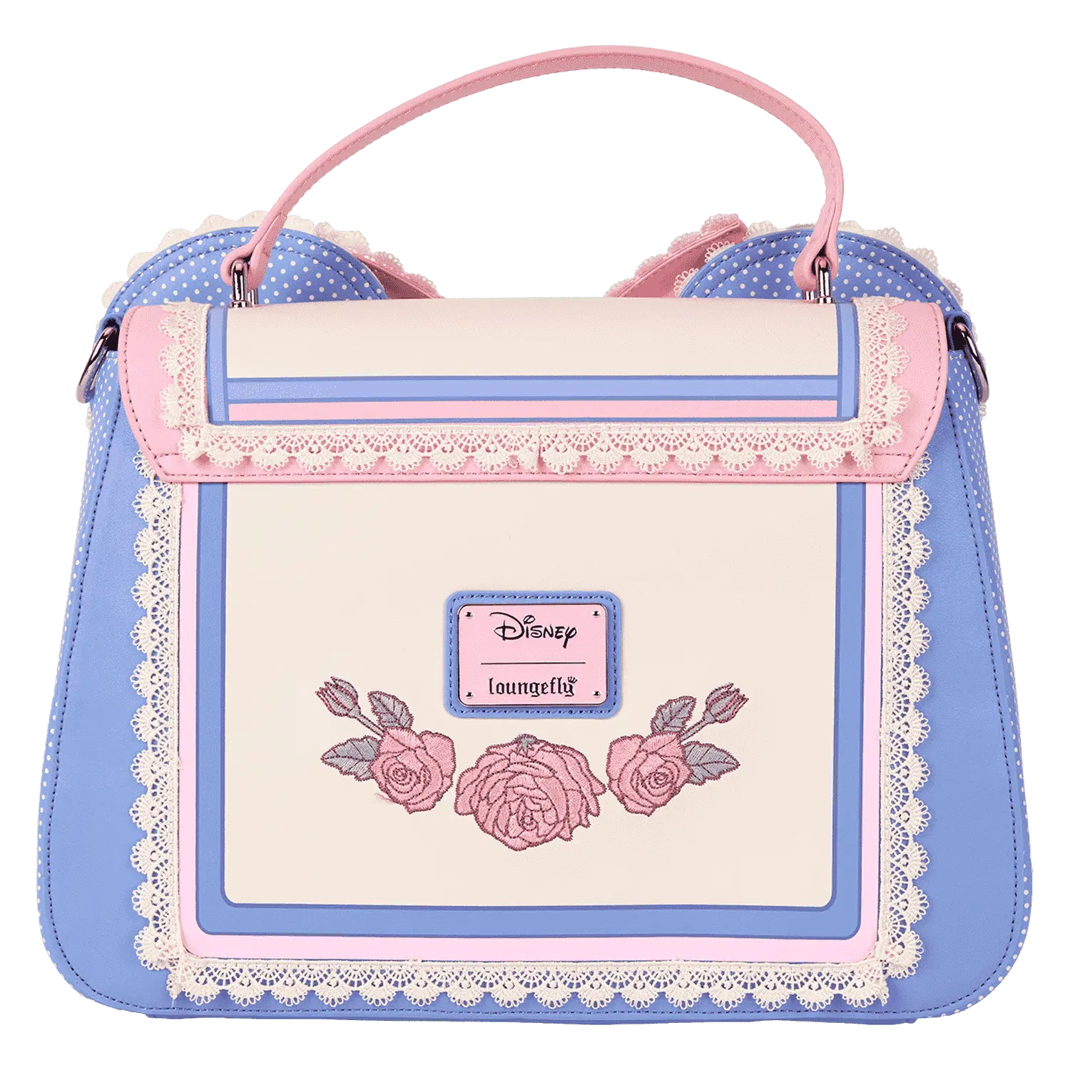 Minnie Mouse Floral and Lace Crossbody Bag - Image 6