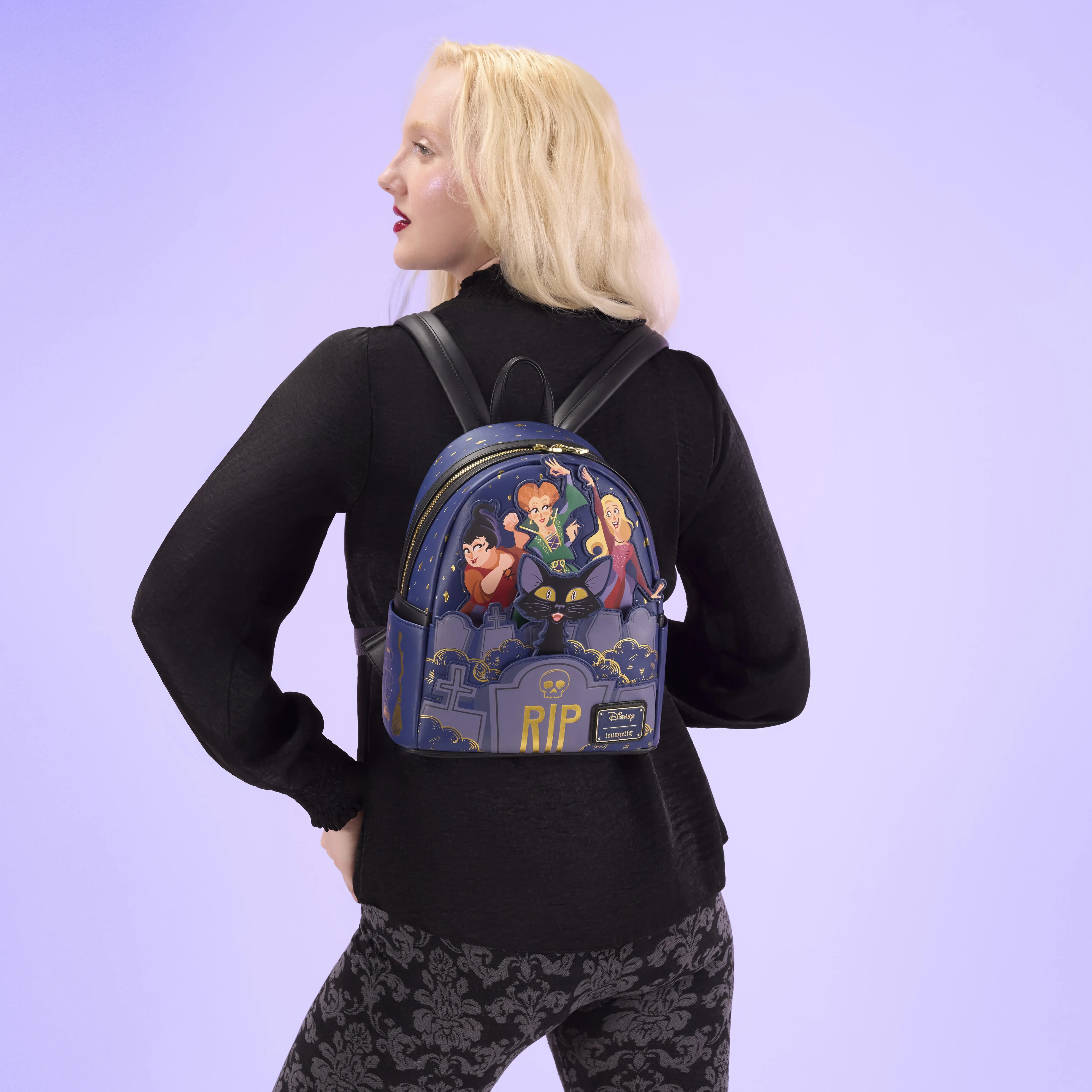 Hocus Pocus Sanderson Sisters Graveyard Mini Backpack - Image 2
