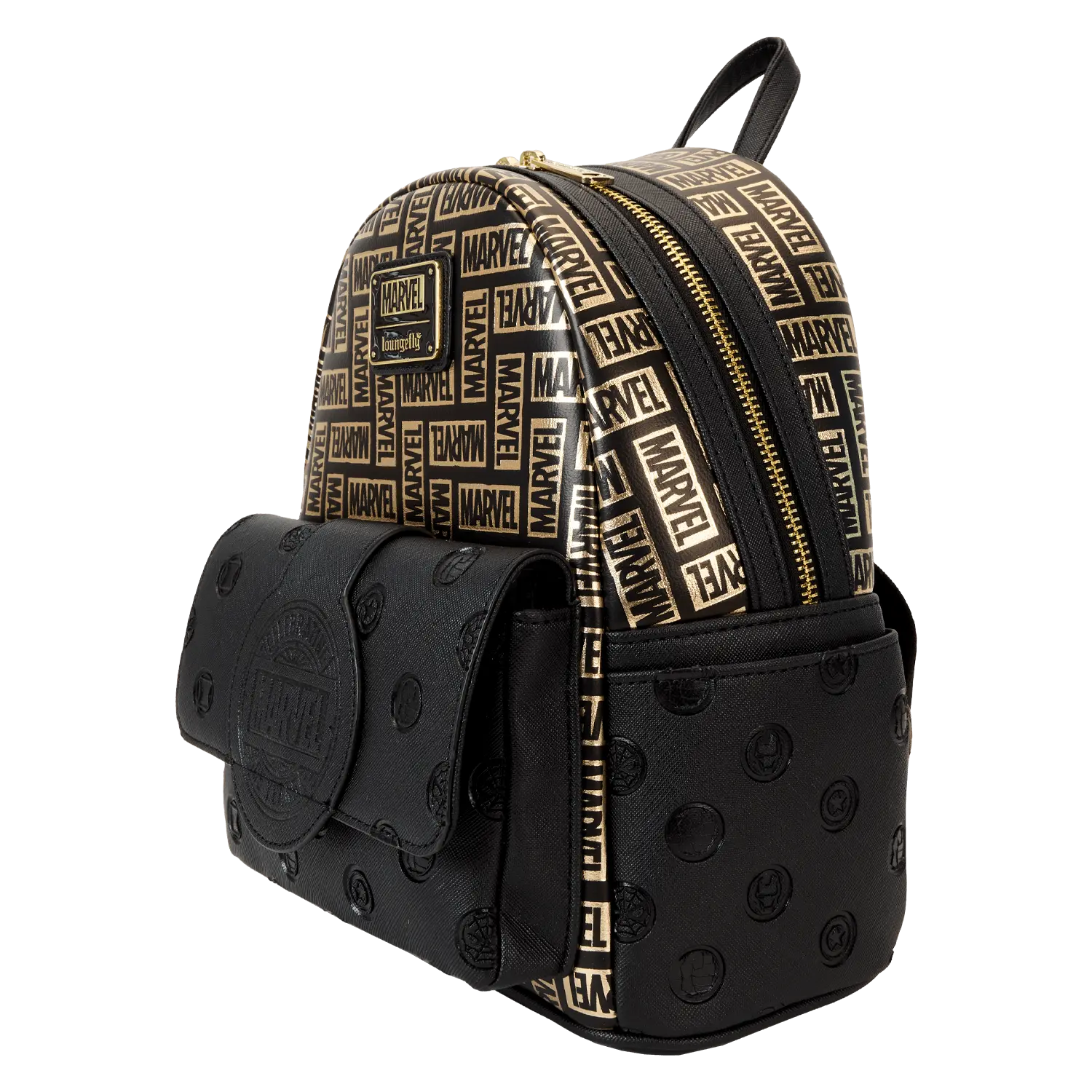 Marvel 85th Anniversary All-Over Print Logo Mini Backpack - Image 3