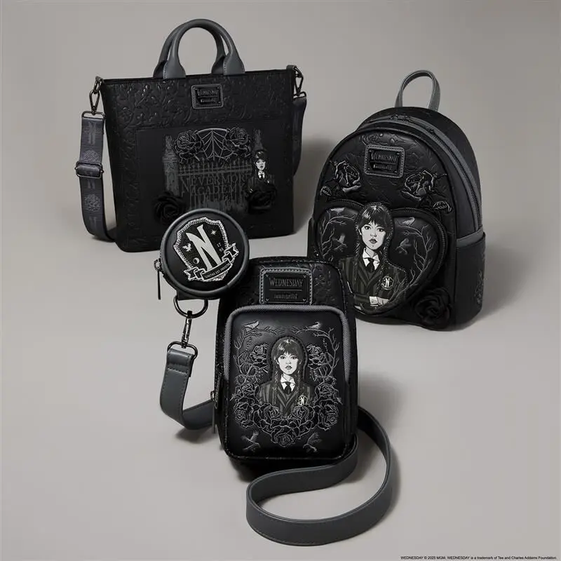 Wednesday Black Roses Mini Backpack - Image 4