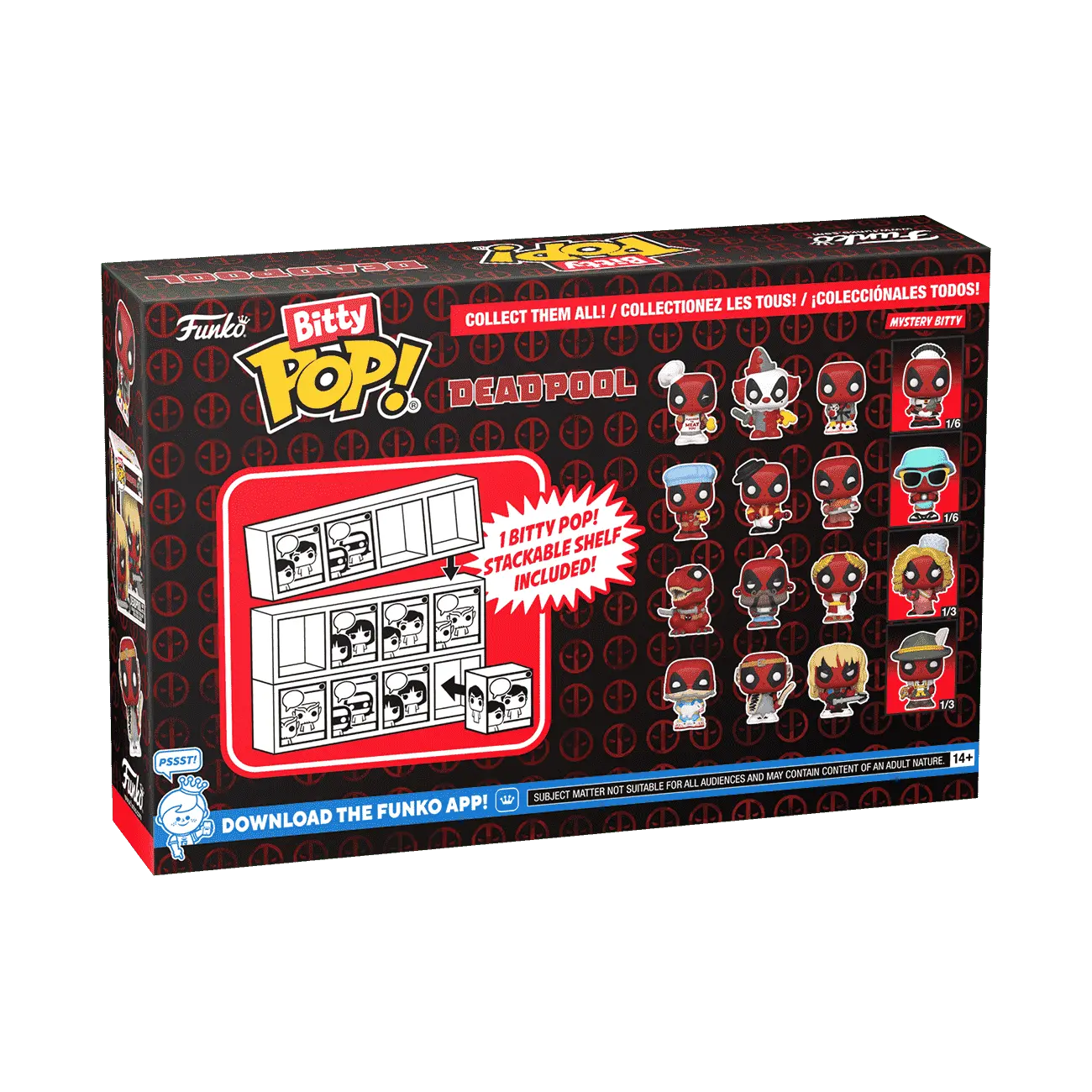 Bitty Pop! Deadpool 4-Pack Series 1 - Image 3