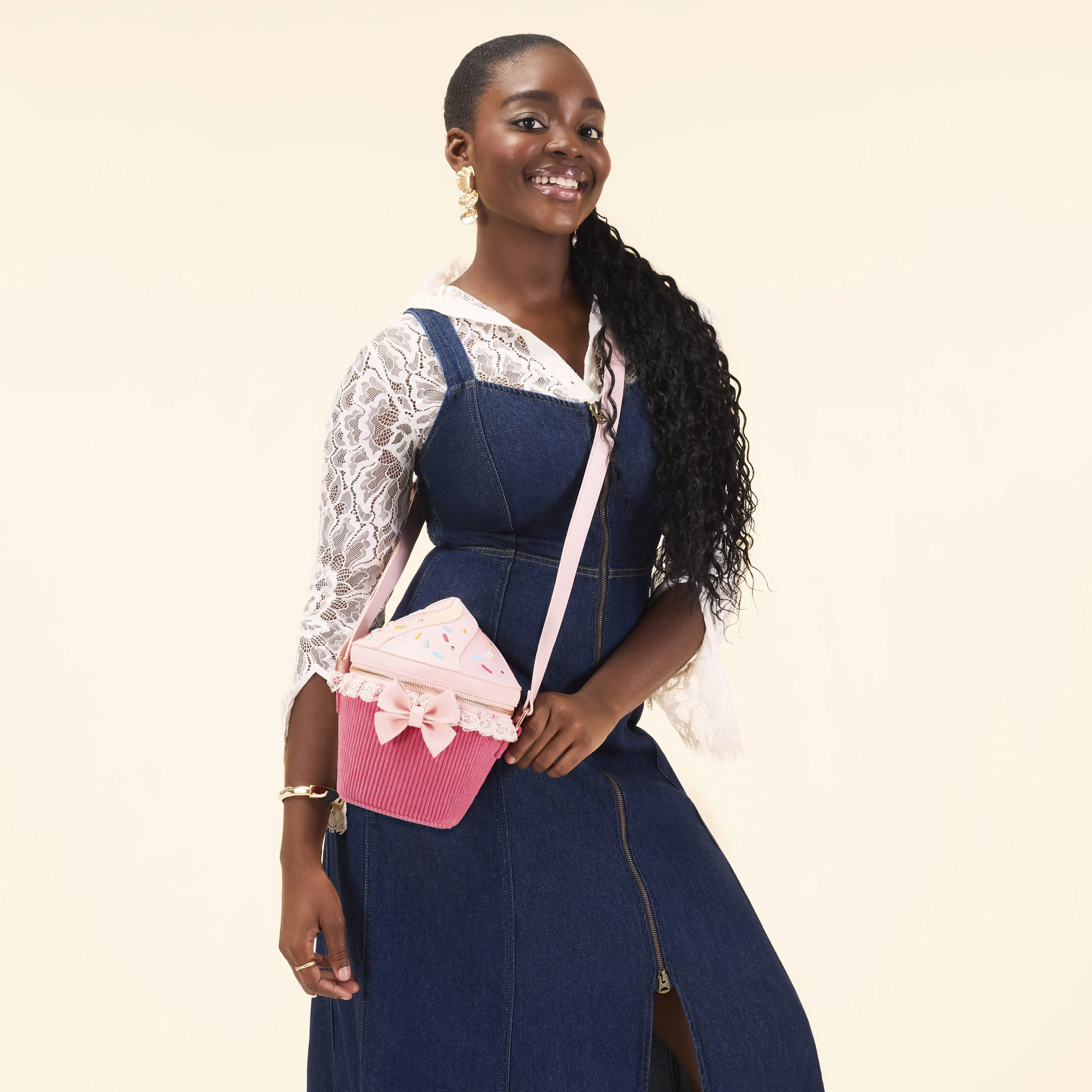 Loungefly Figural Cupcake Crossbody Bag - Image 2