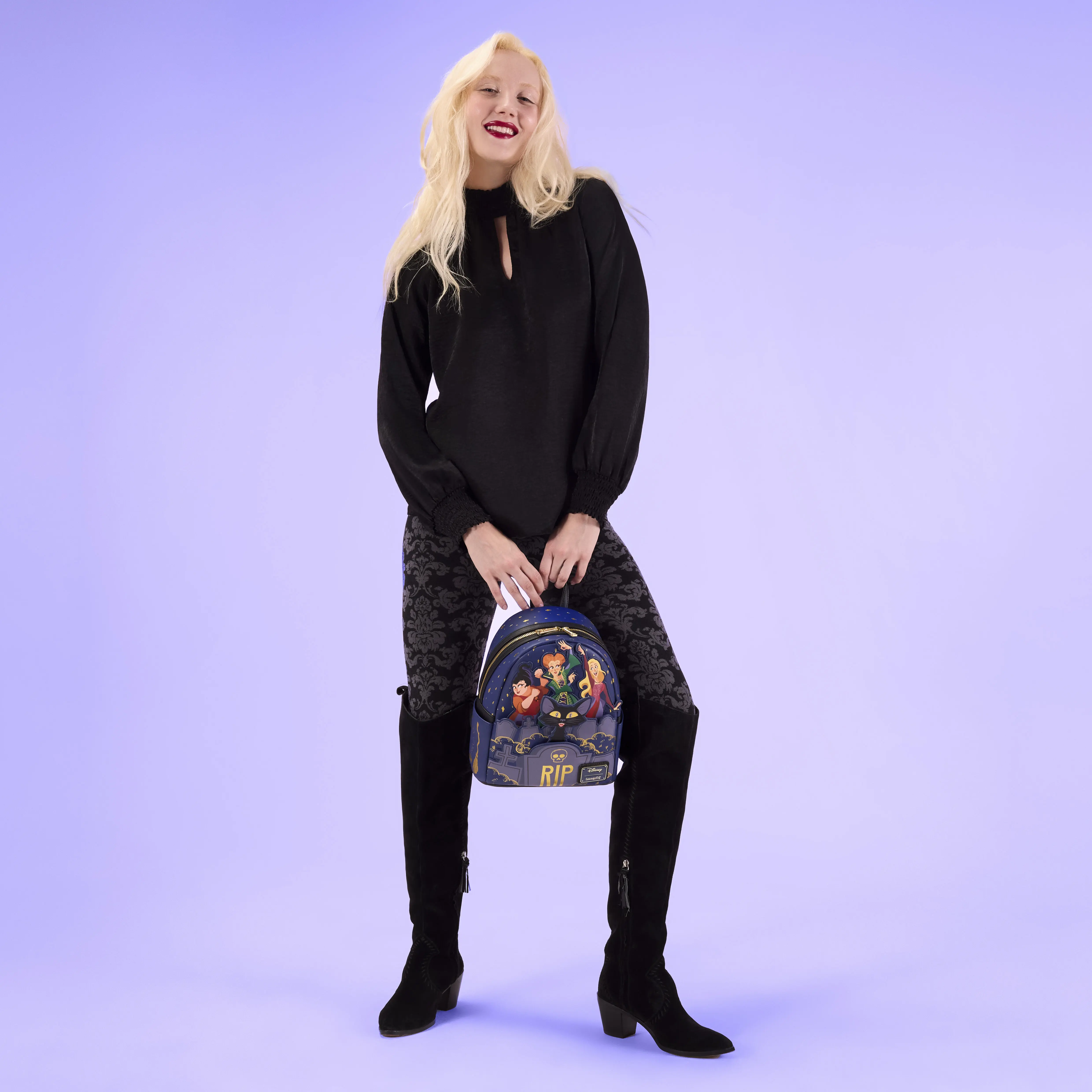 Hocus Pocus Sanderson Sisters Graveyard Mini Backpack - Image 3