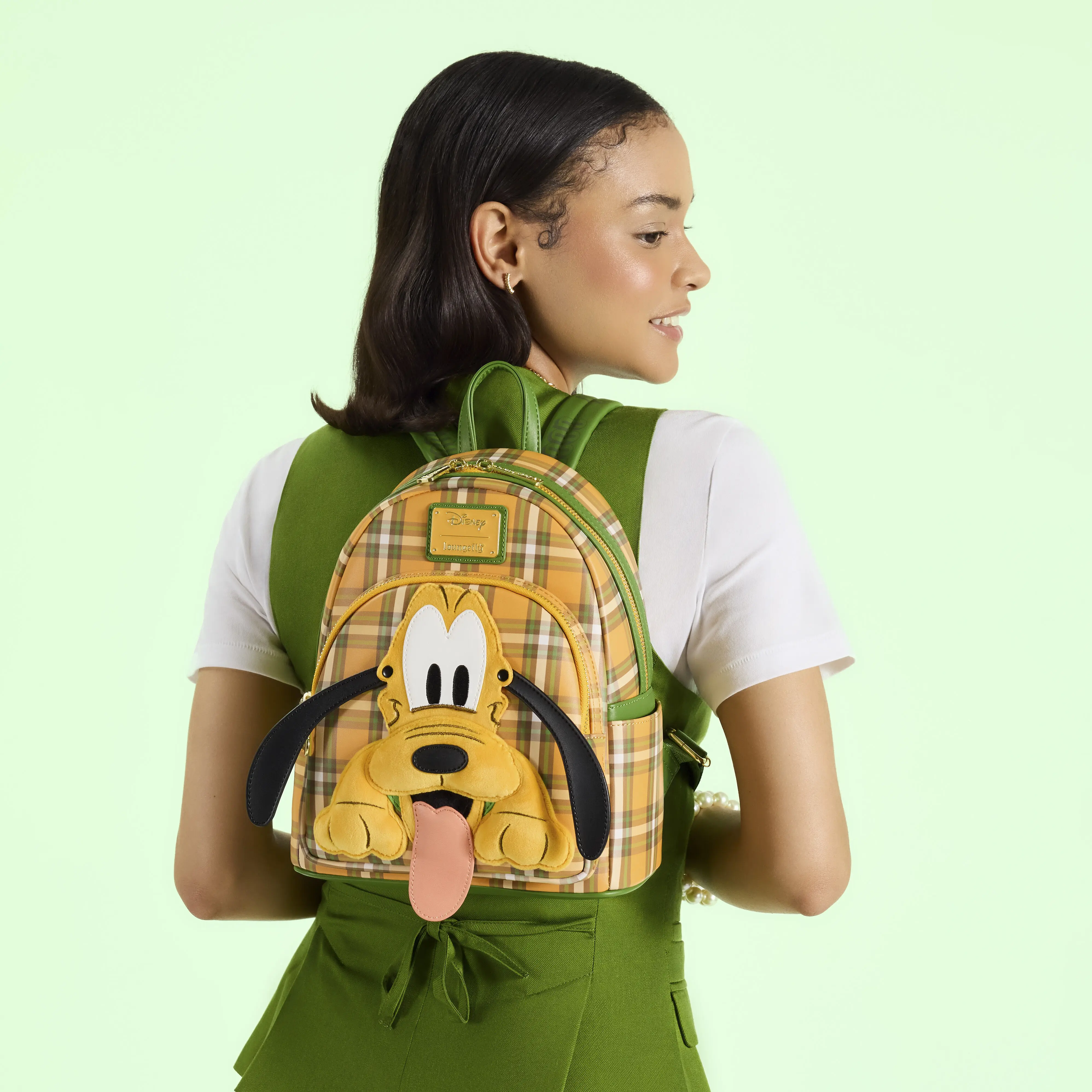 Pluto 95th Anniversary Plaid Mini Backpack - Image 2