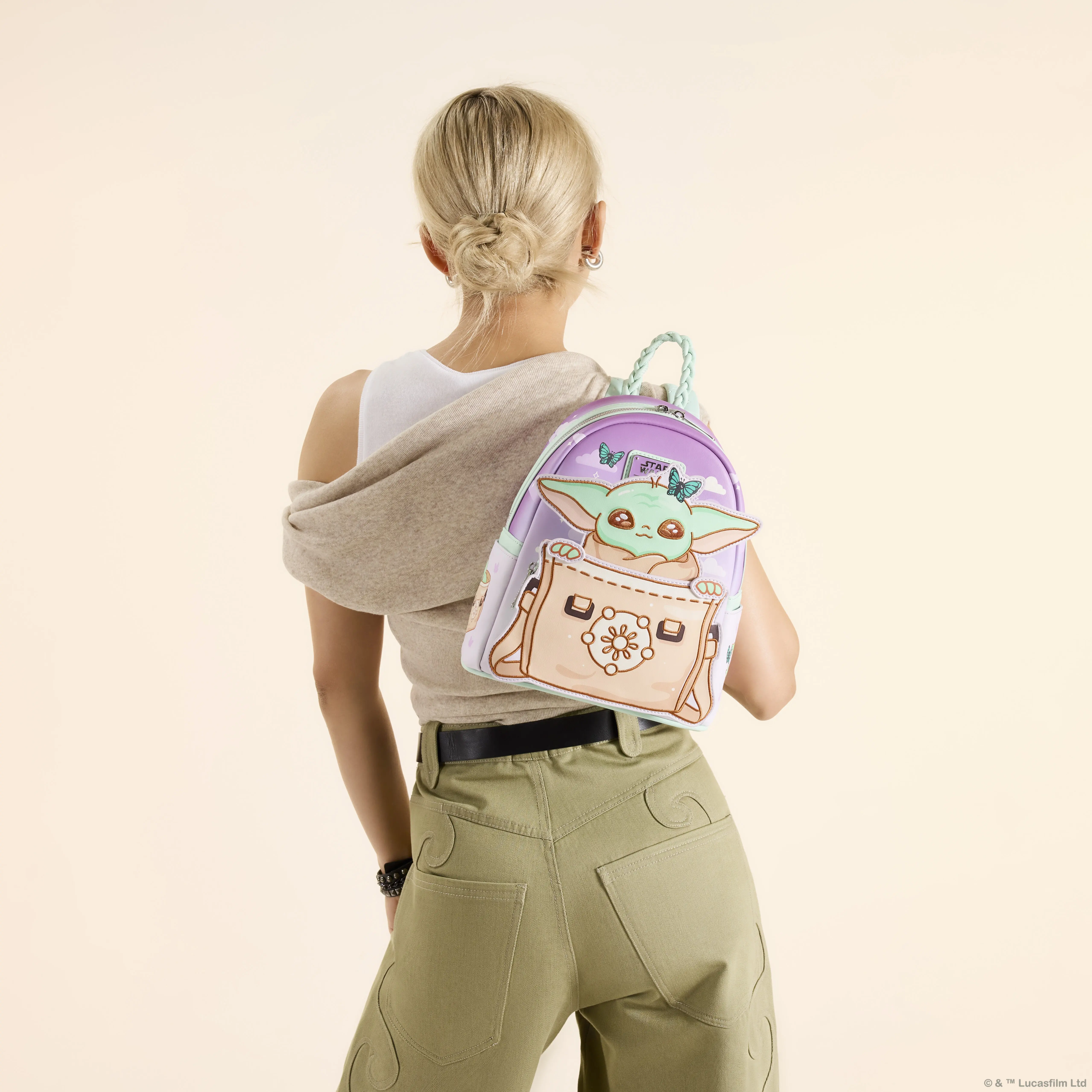 The Mandalorian Grogu Butterfly Mini Backpack - Image 2