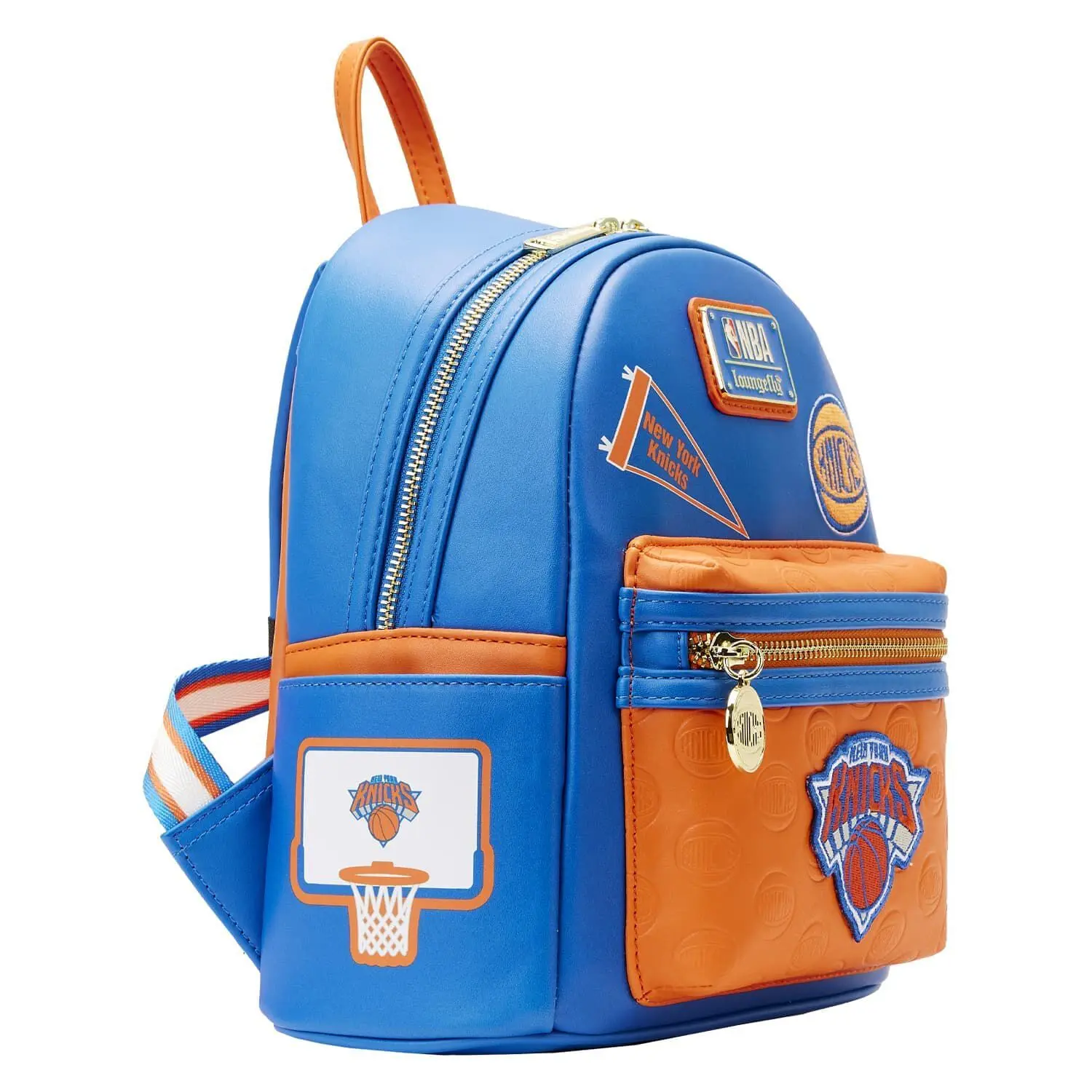 NBA New York Knicks Patch Icons Mini Backpack - Image 5