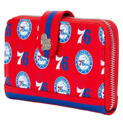 NBA Philadelphia 76ers Logo Zip Around Wallet - Image 3