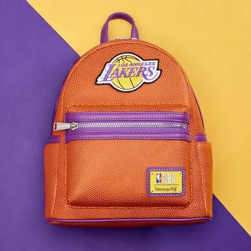 NBA Los Angeles Lakers Basketball Logo Mini Backpack - Image 2