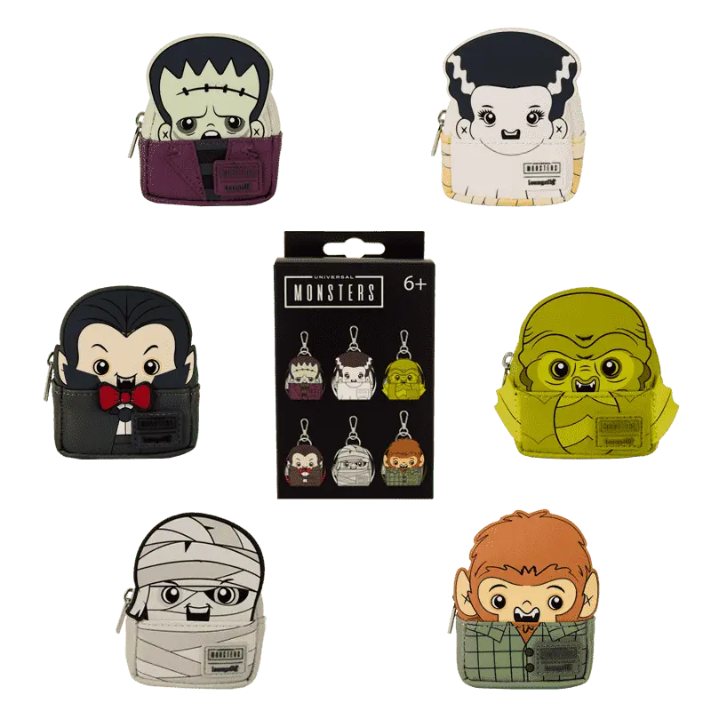 Universal Monsters Cosplay Mystery Mini Backpack Keychain Charm