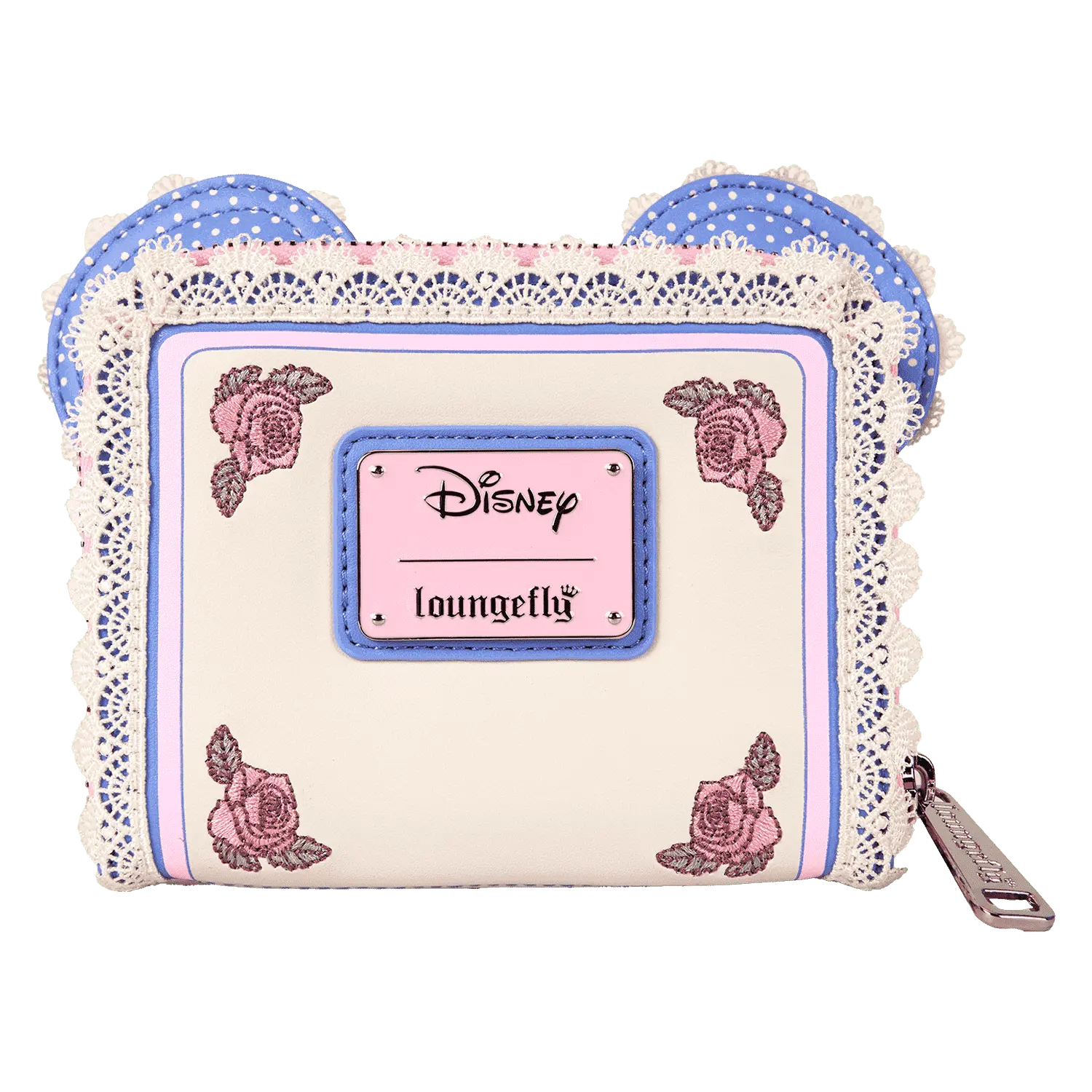 Minnie Mouse Floral and Lace Zip Around Wallet - Image 3