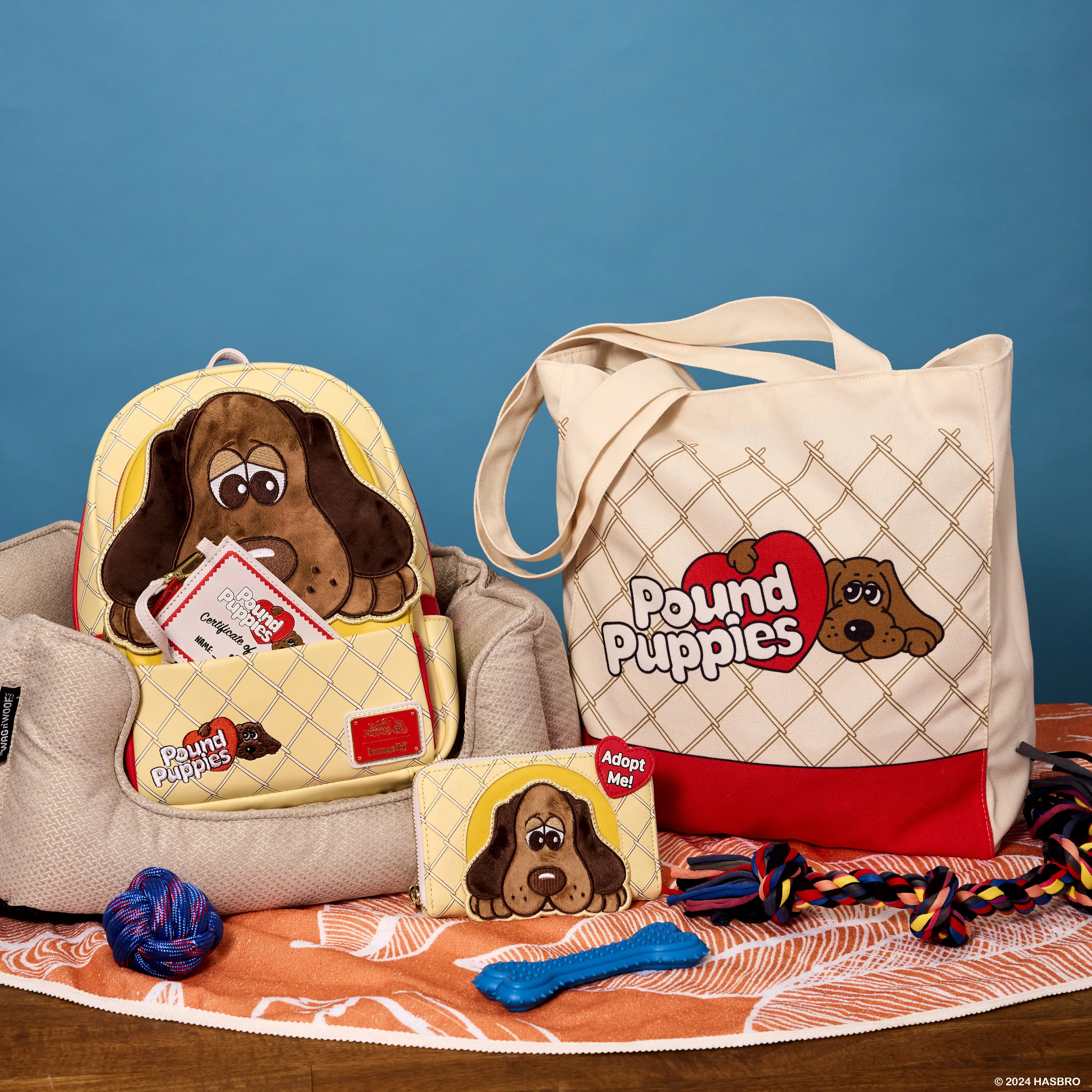 Pound Puppies 40th Anniversary Plush Zip Around Wallet - Image 3