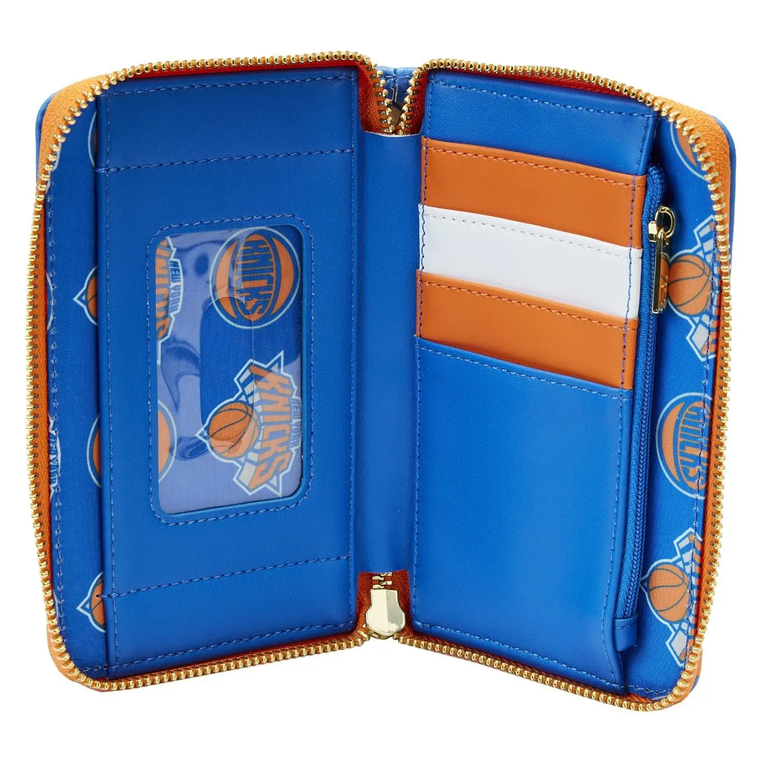 NBA New York Knicks Patch Icons Zip Around Wallet - Image 5