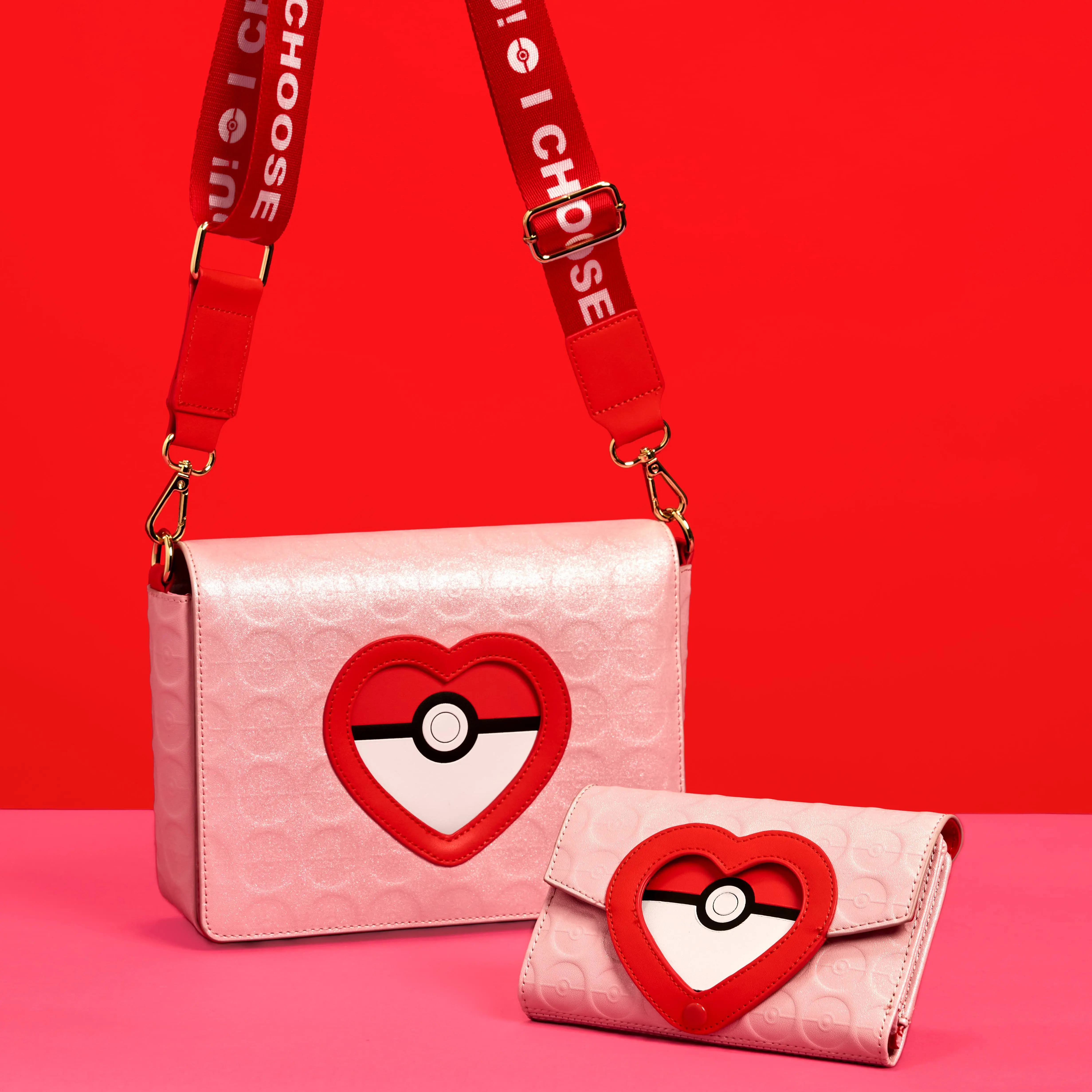 Pokémon Exclusive I Choose You Hearts Crossbody Bag - Image 3