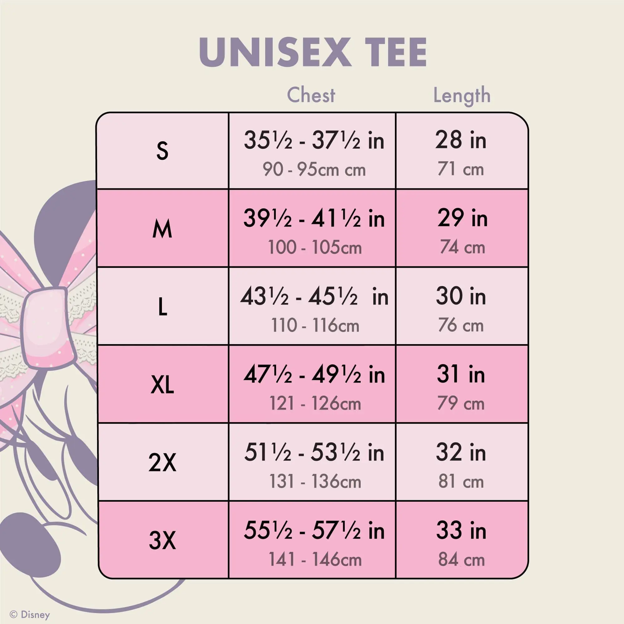 Minnie Mouse Lace Detail Unisex Raglan Tee - Image 4