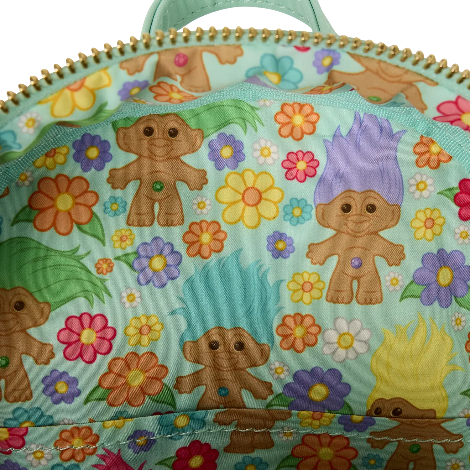 Classic Good Luck Trolls Plush Glitter Mini Backpack - Image 7