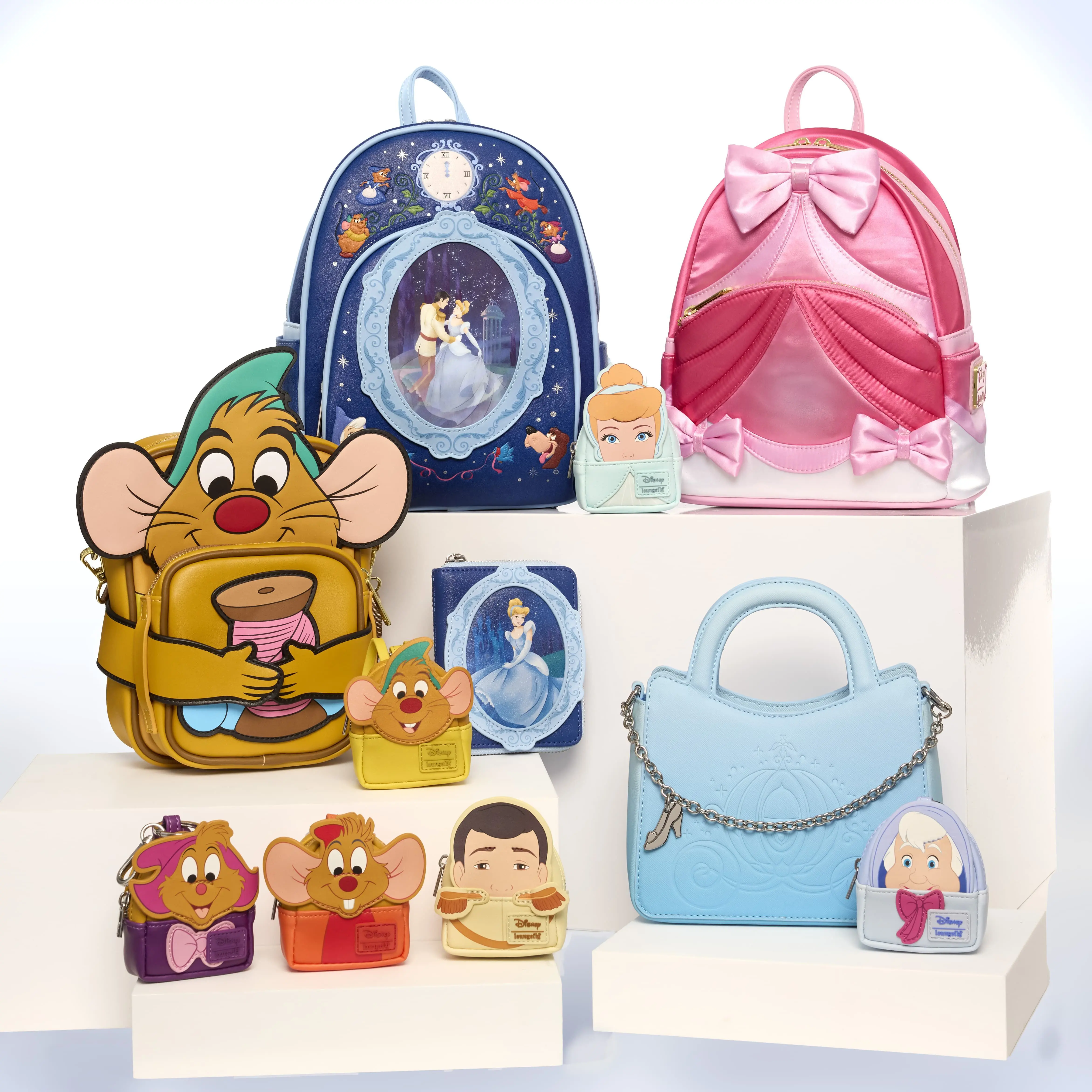Cinderella 75th Anniversary Cosplay Mystery Mini Backpack Keychain Charm - Image 2