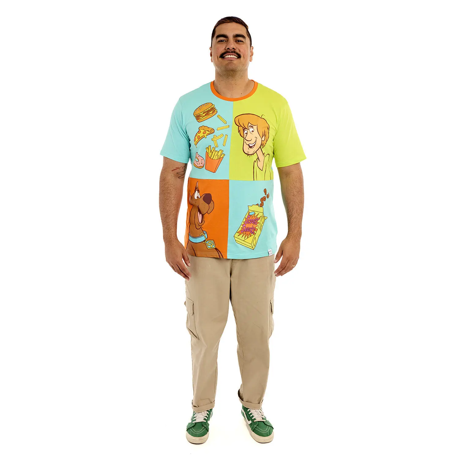 Scooby-Doo Snacks Color Block Unisex Tee - Image 7