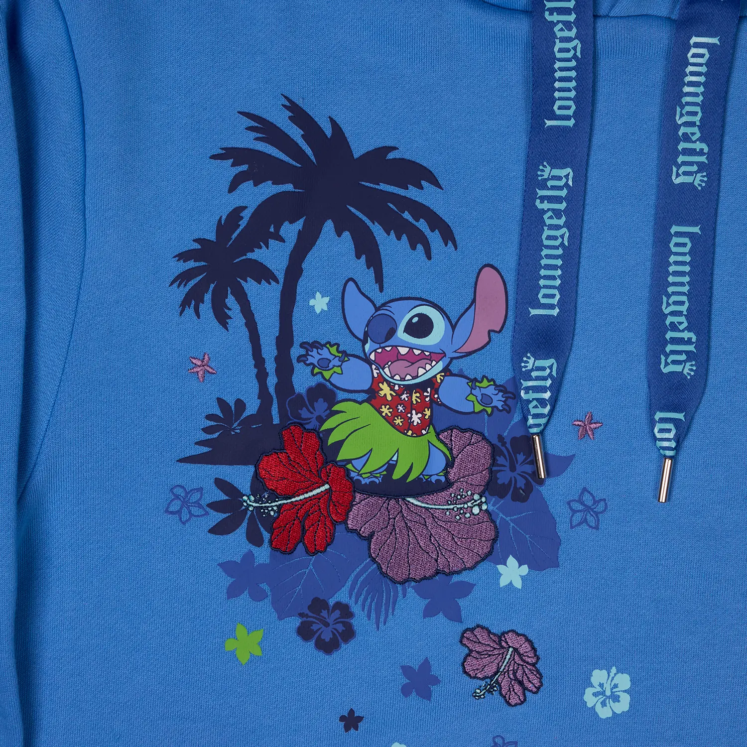 SDCC Limited Edition Stitch Floral Unisex Hoodie - Image 6