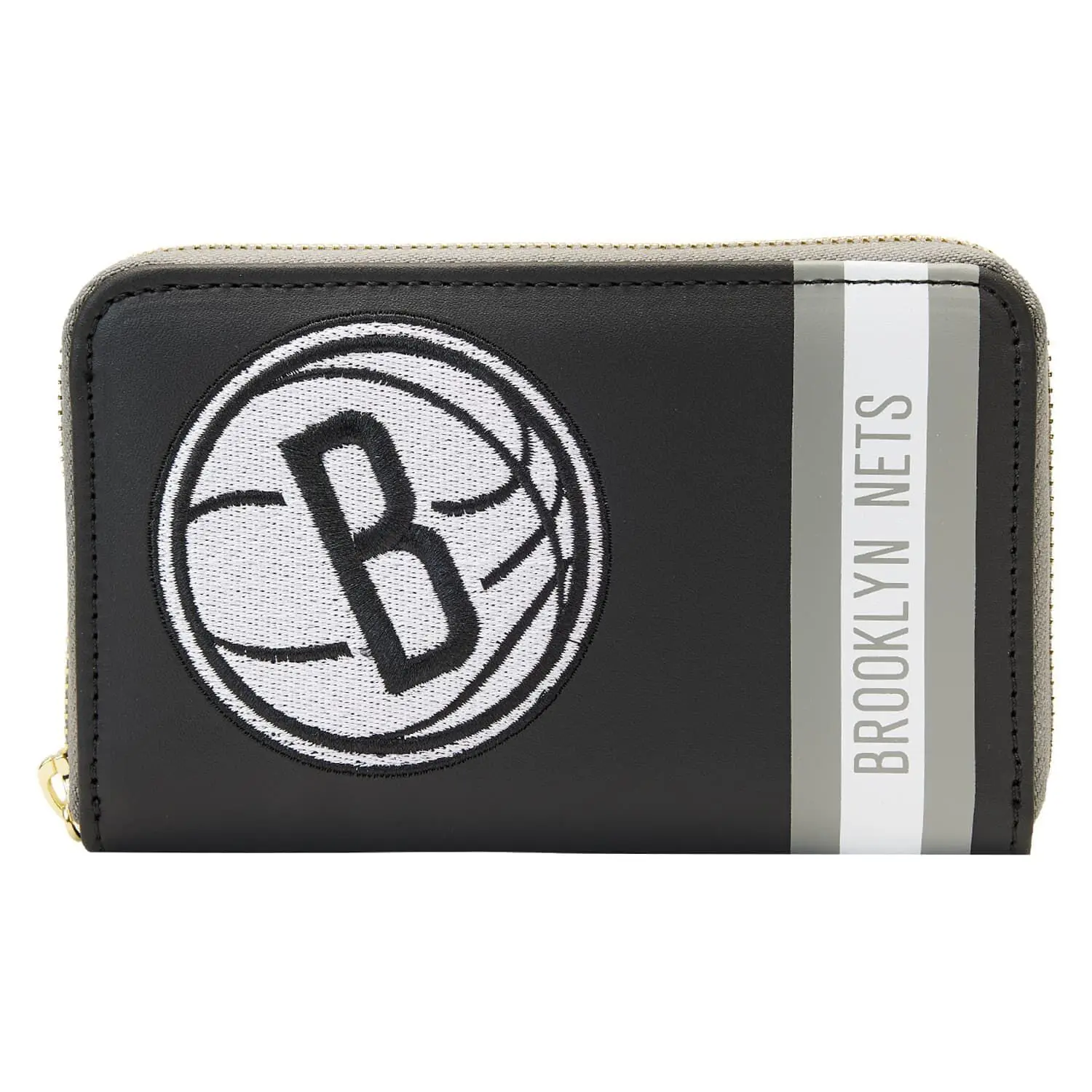 NBA Brooklyn Nets Patch Icons Zip Around Wallet