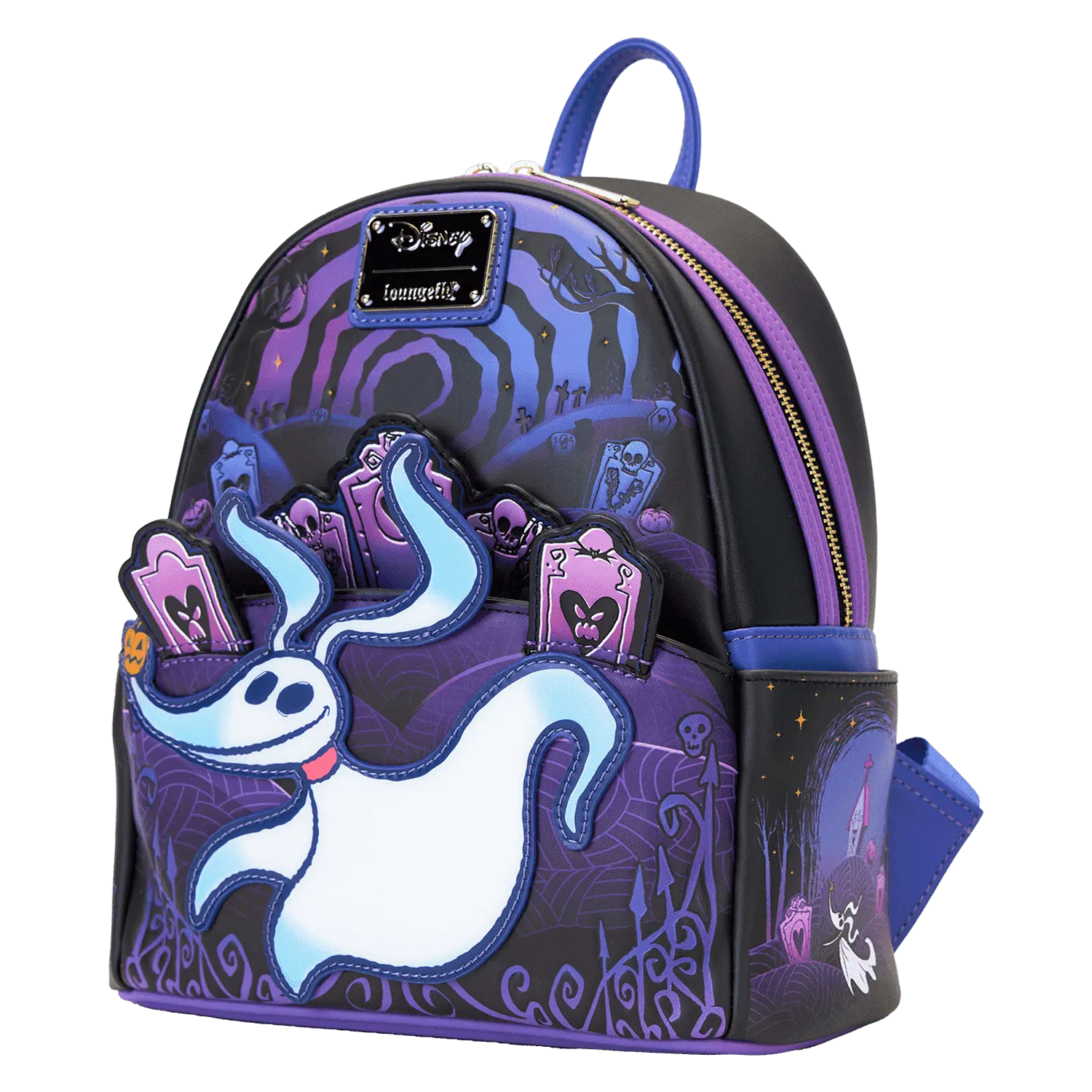 The Nightmare Before Christmas Zero Graveyard Light Up Mini Backpack - Image 4