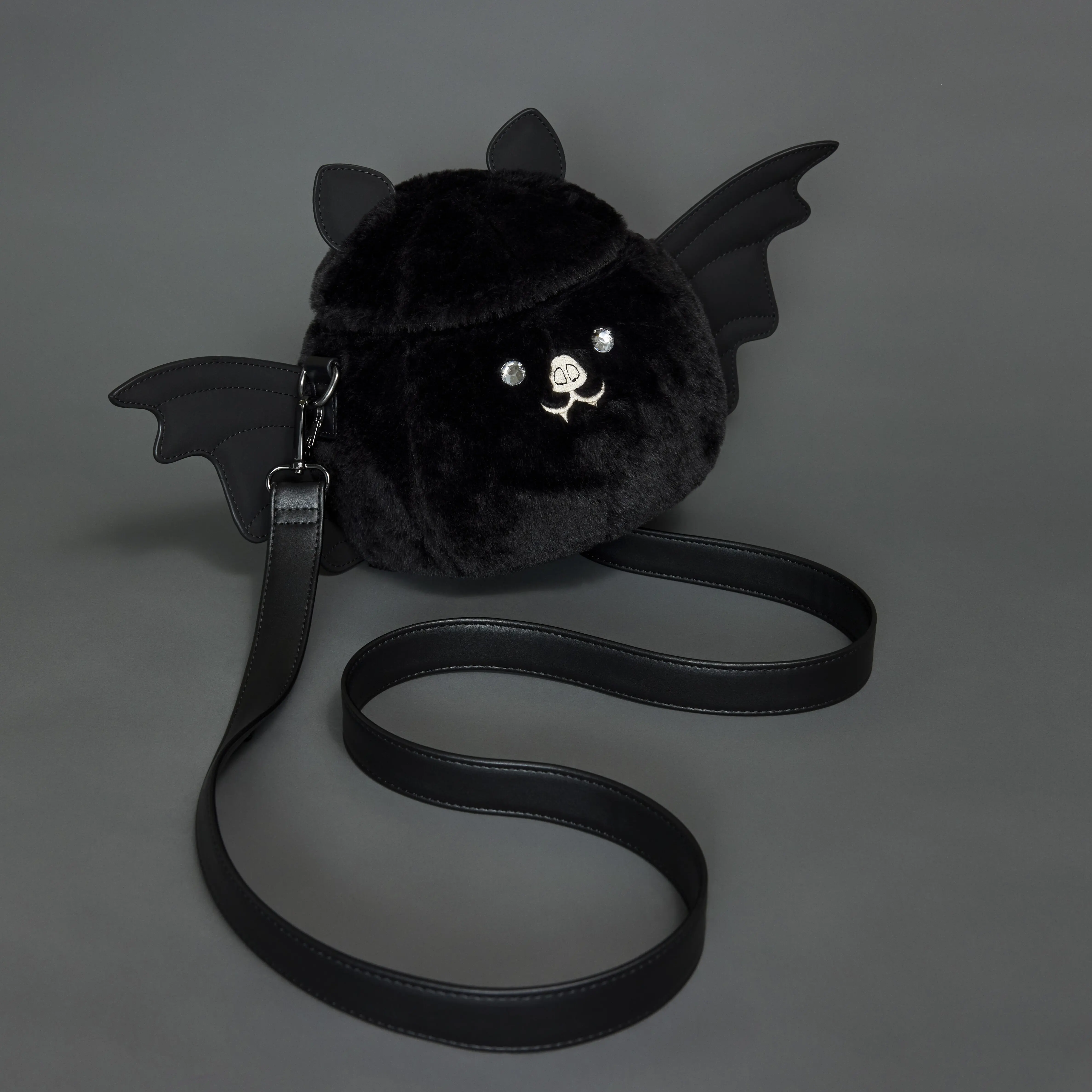 Loungefly Plush Bat Figural Crossbody Bag - Image 3