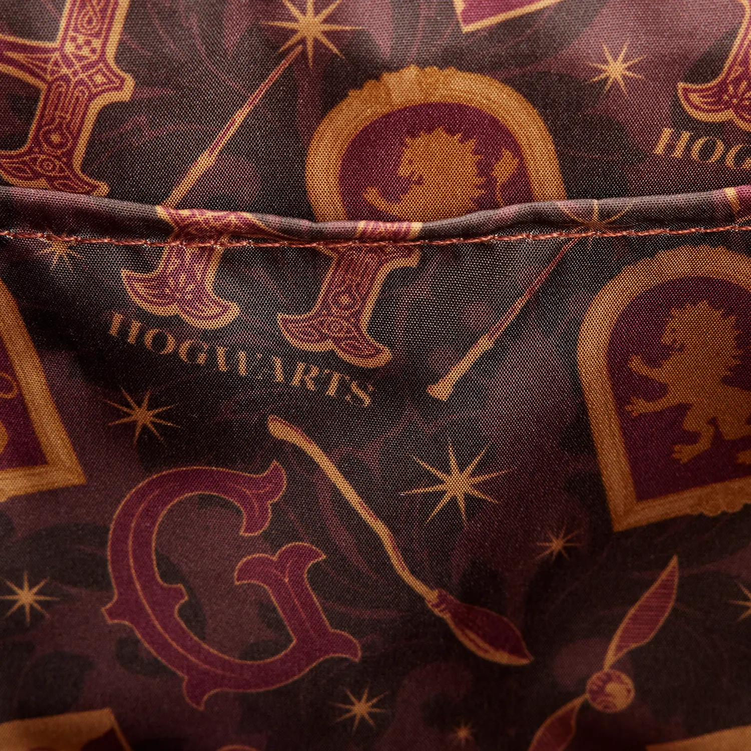 Exclusive Harry Potter Gryffindor Banner Velvet Mini Backpack - Image 6