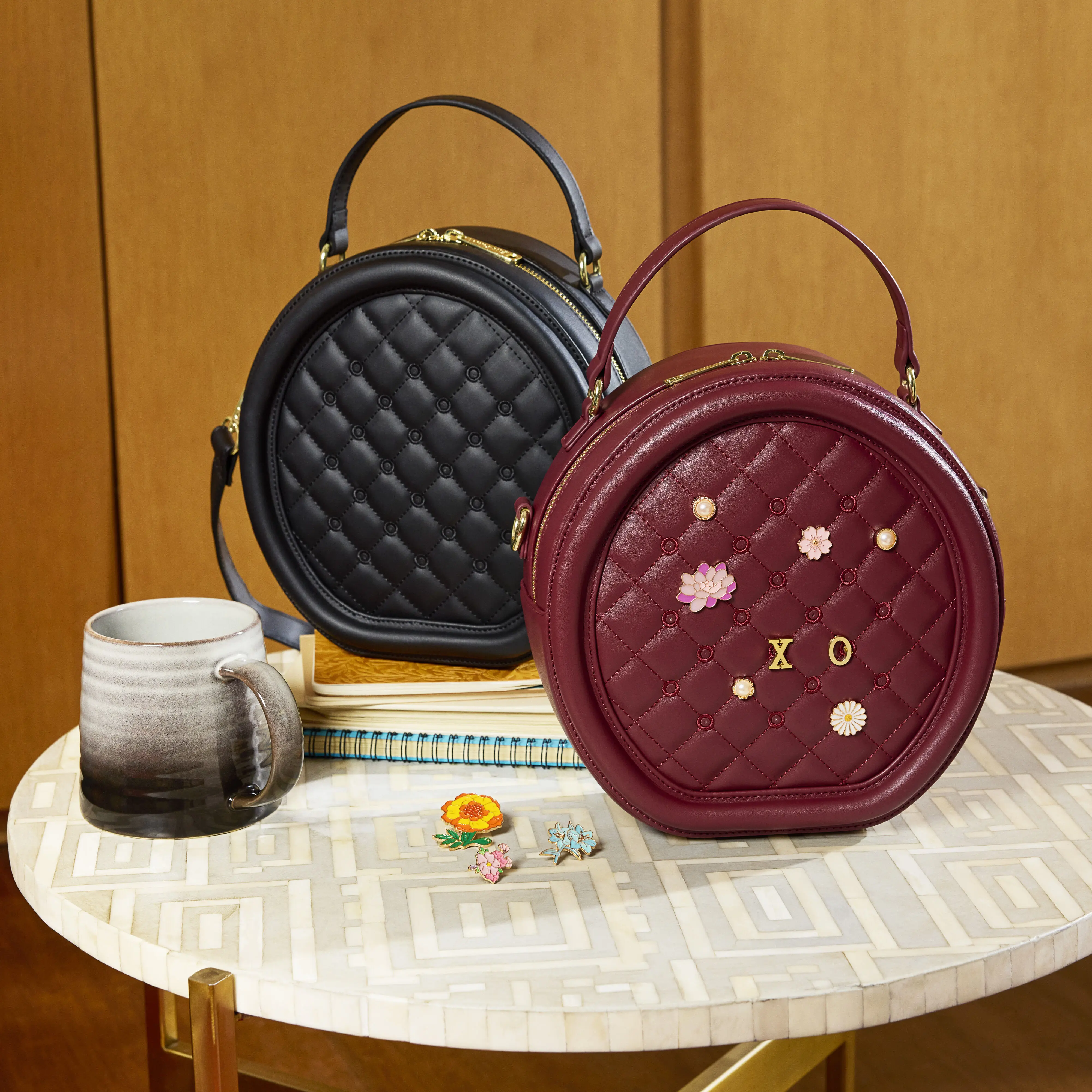 Loungefly The Laura Red Crossbody Pin Trader Bag - Image 3