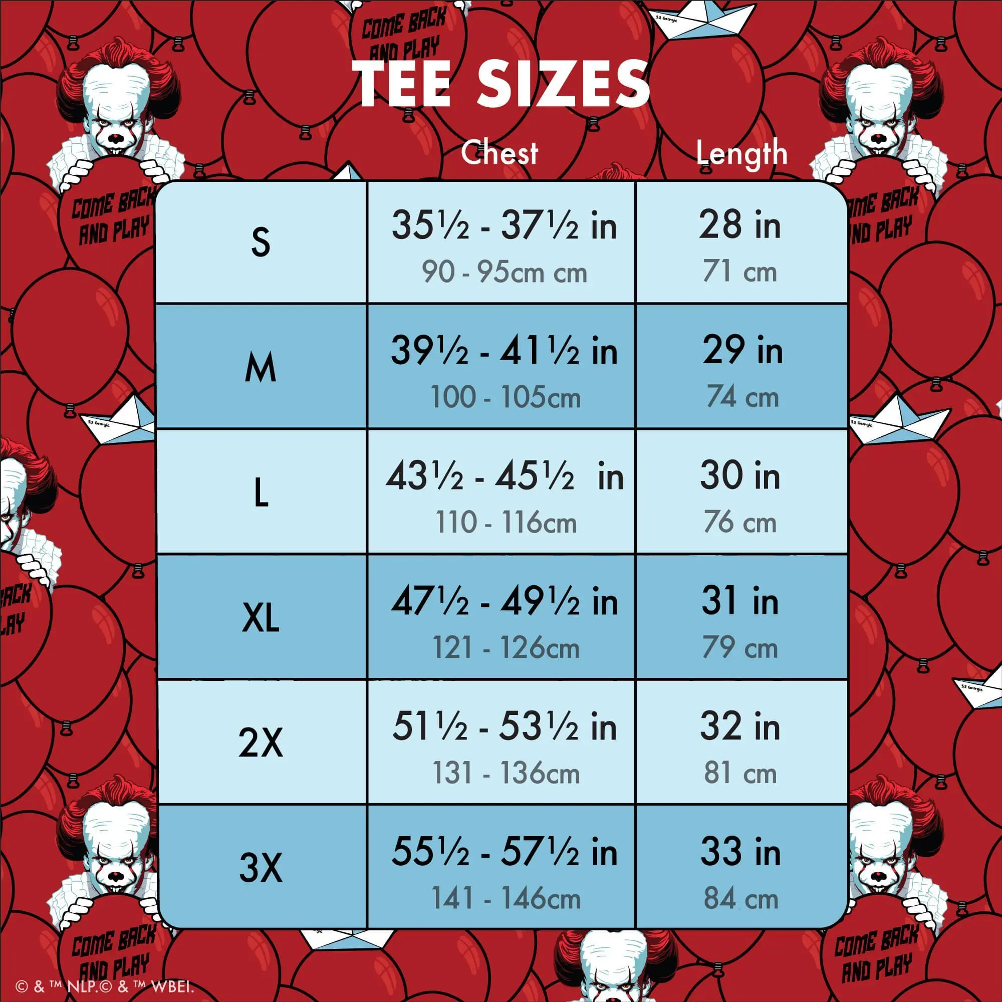 It Pennywise Red Balloon Unisex Tee - Image 5