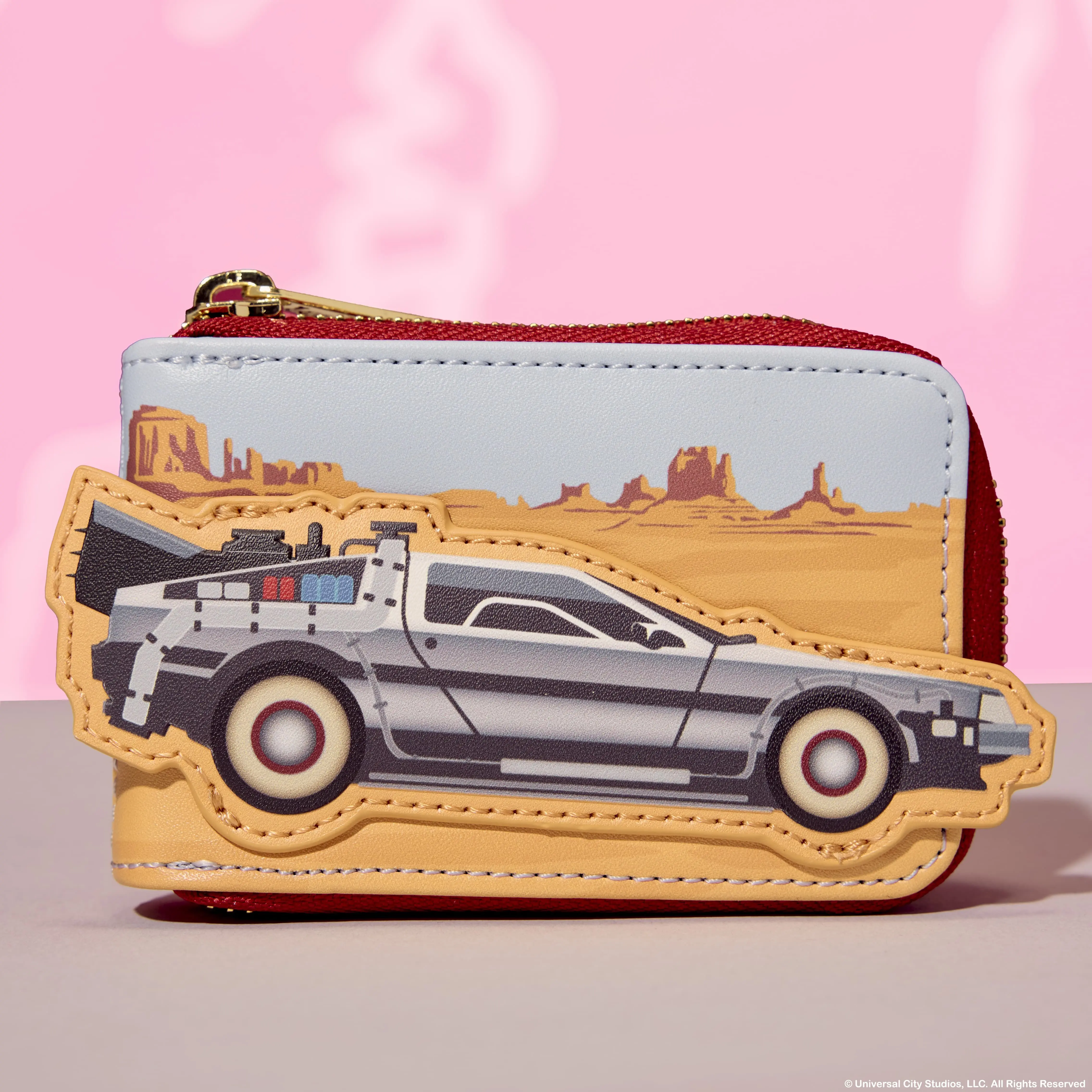 Back To The Future 40th Anniversary Time Machine Accordion Wallet - Image 2